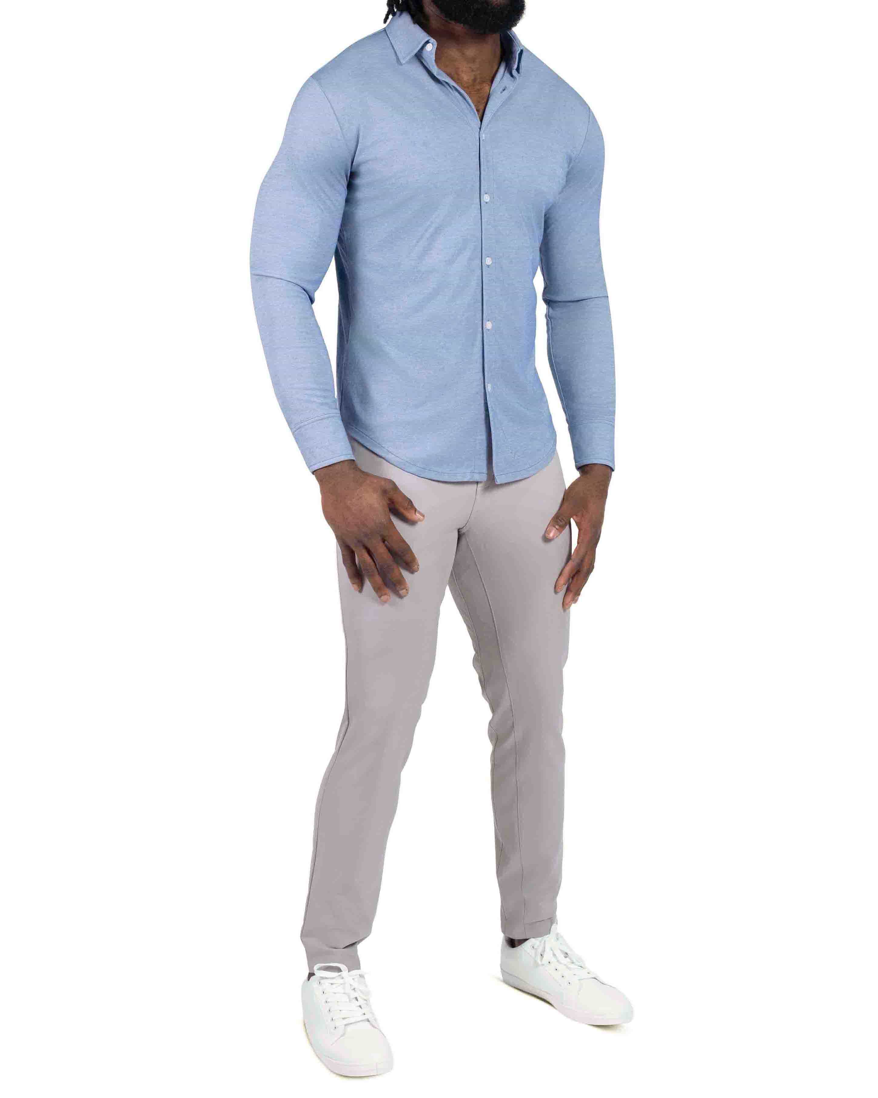 The Dylan Shirt Sky Blue