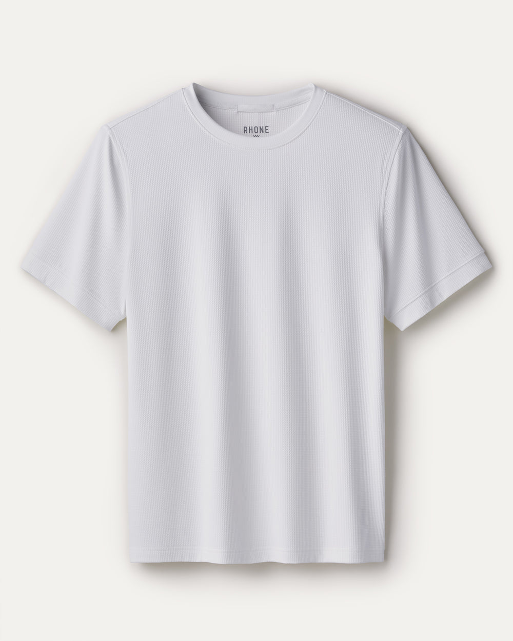 Waffle Tech Tee White
