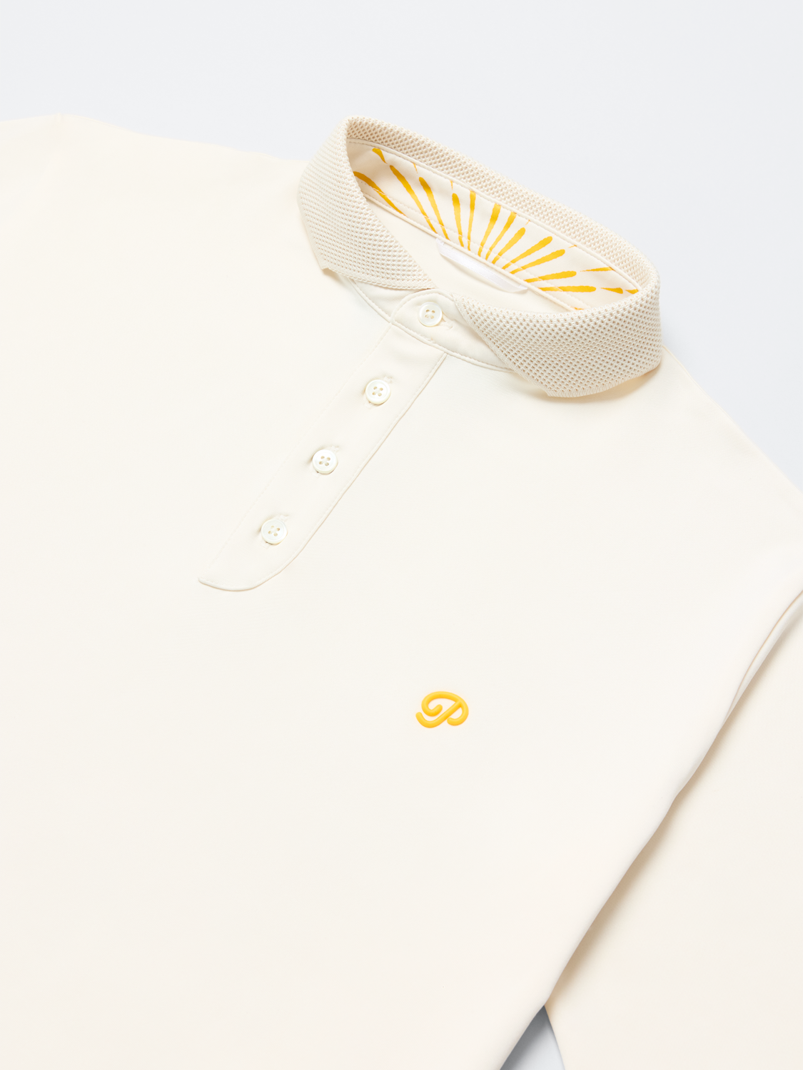 Public Athlete Solid Polo Cream