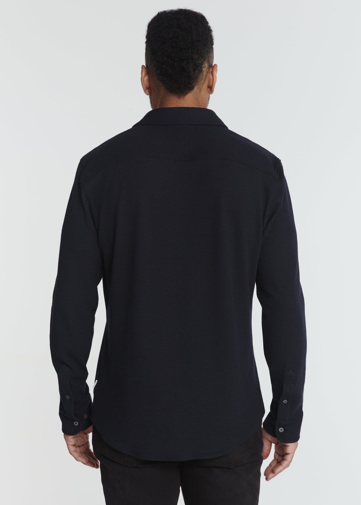 Levine Long Sleeve Shirt Navy