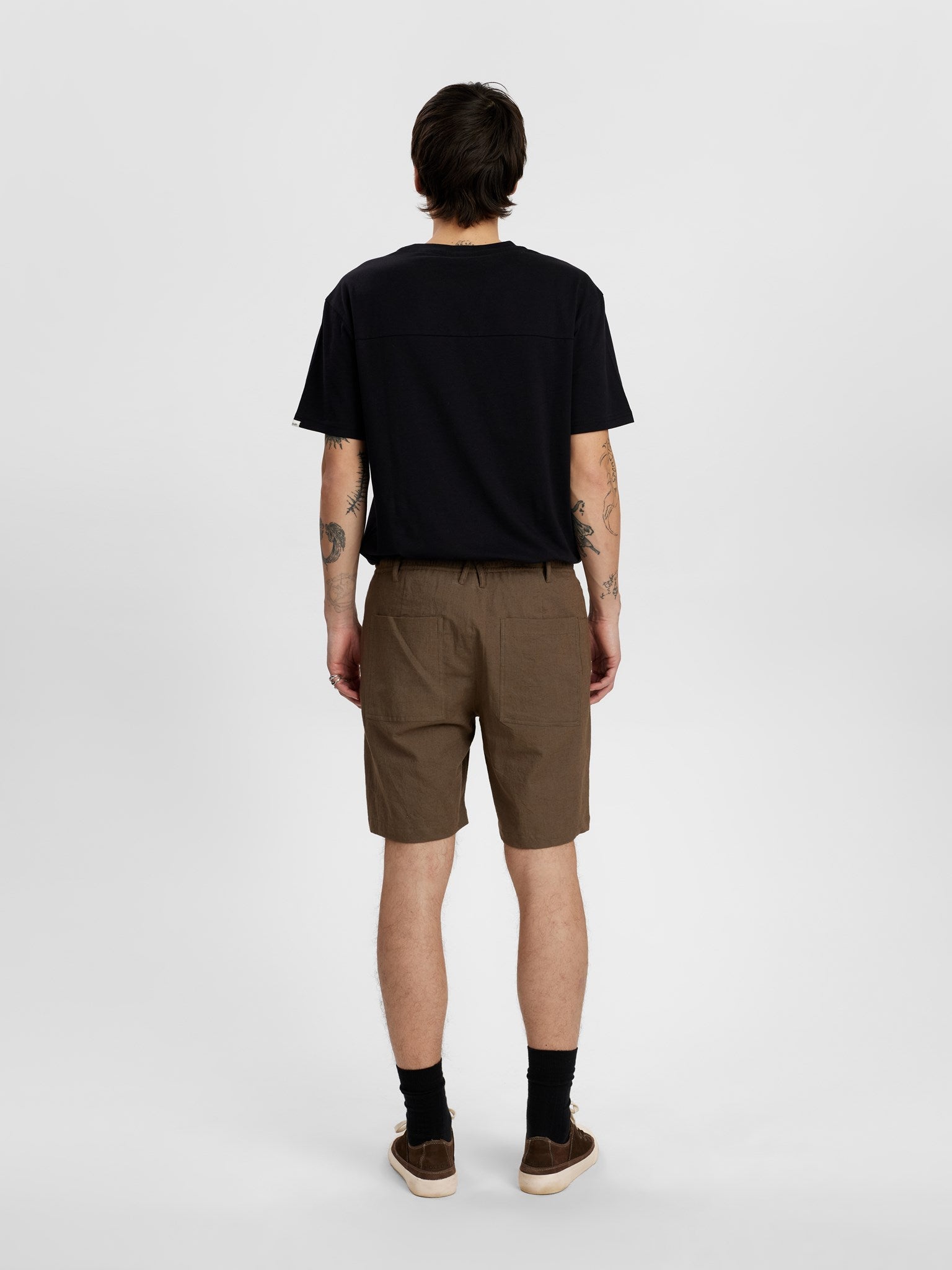 Aklt James Cot/Linen Ela Shorts Cub