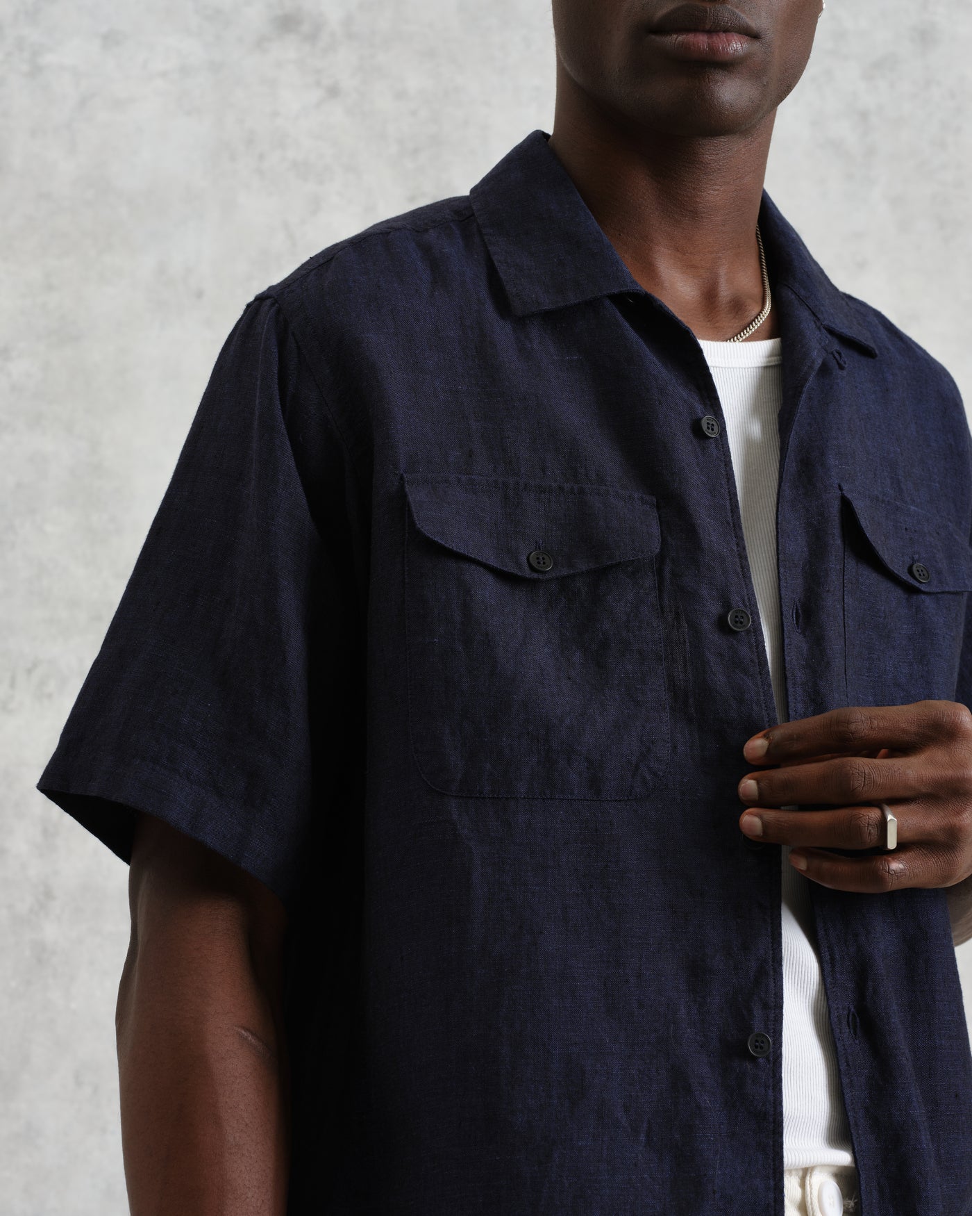 Bartlett Short Sleeve Shirt Navy