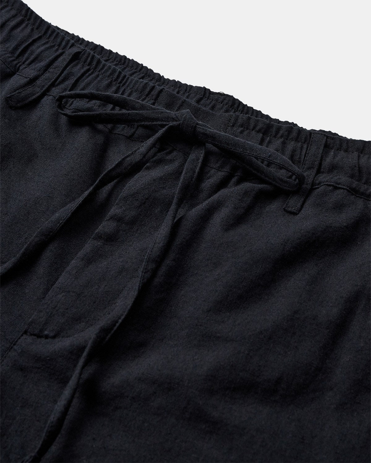 Aklt James Cot/Linen Ela Shorts Caviar