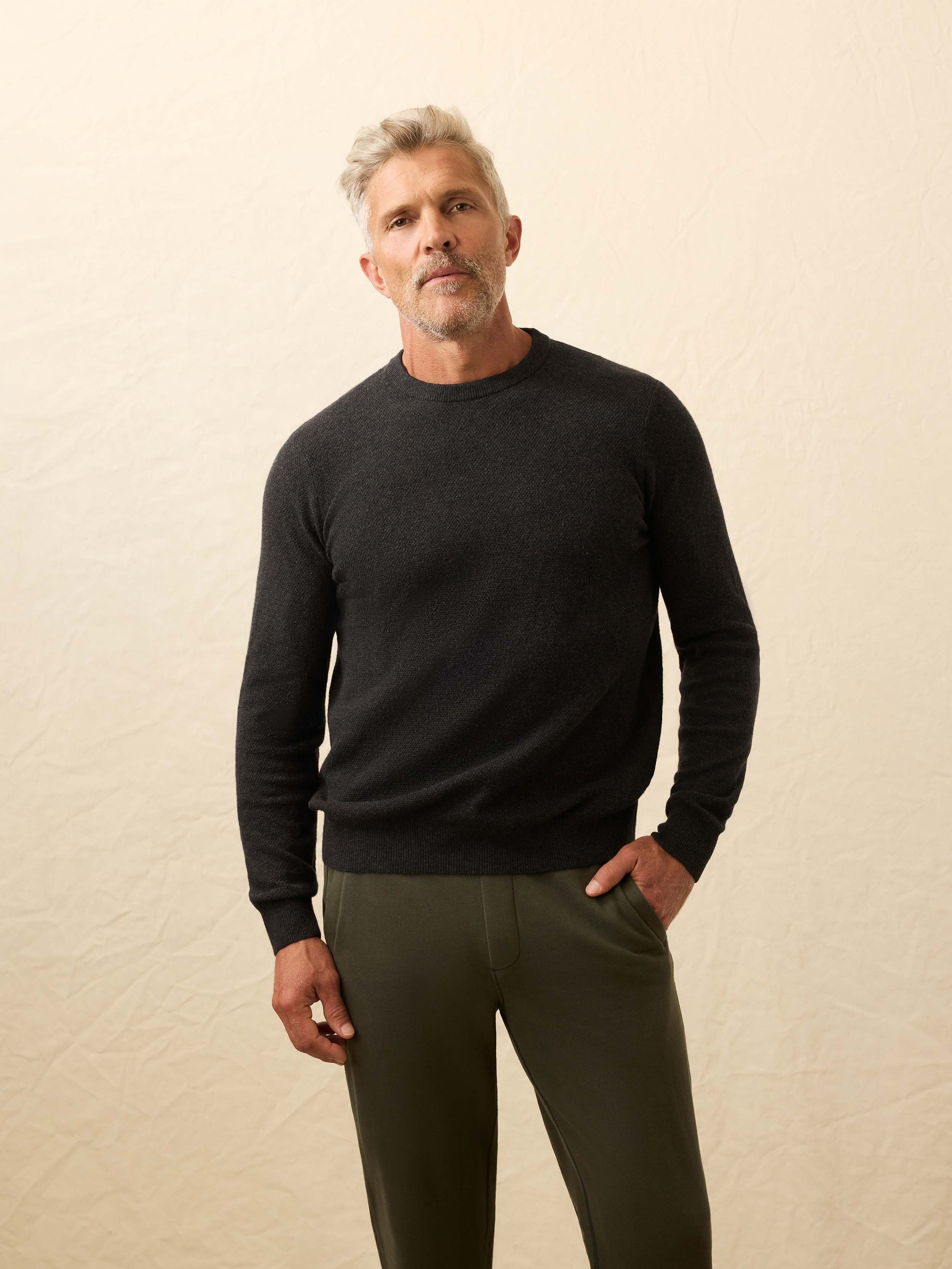 Jackson Crew Sweater II Wolf Black Heather