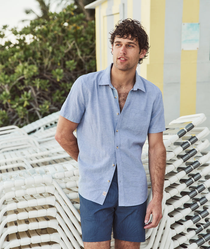 Better-Than-Linen Shirt Chambray
