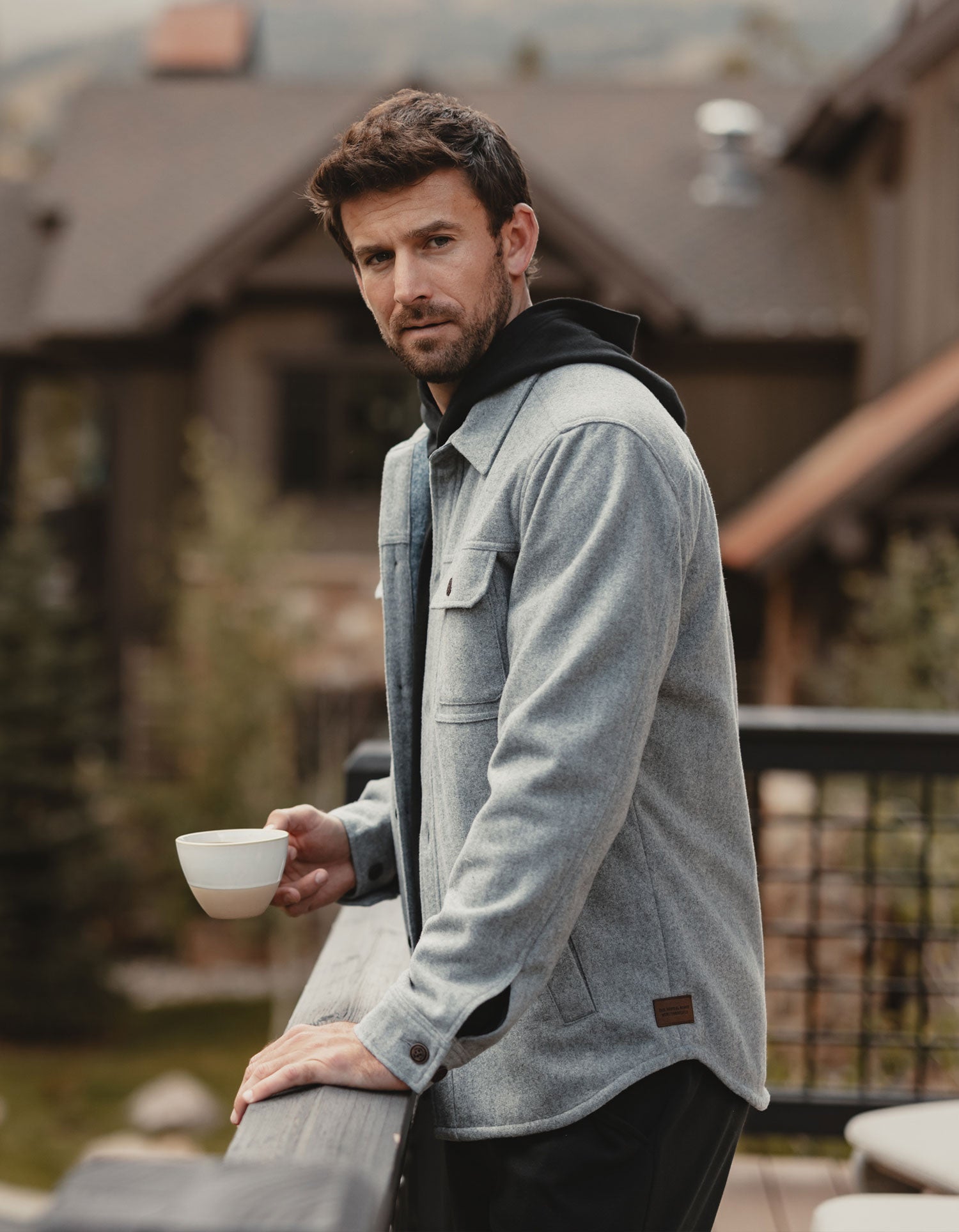 Brightside Flannel-Lined Workwear Jacket Ash