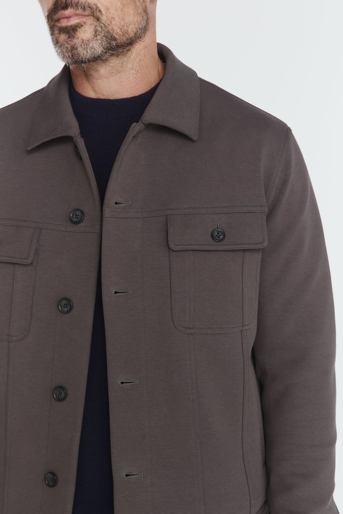 Callen Trucker Jacket Charcoal