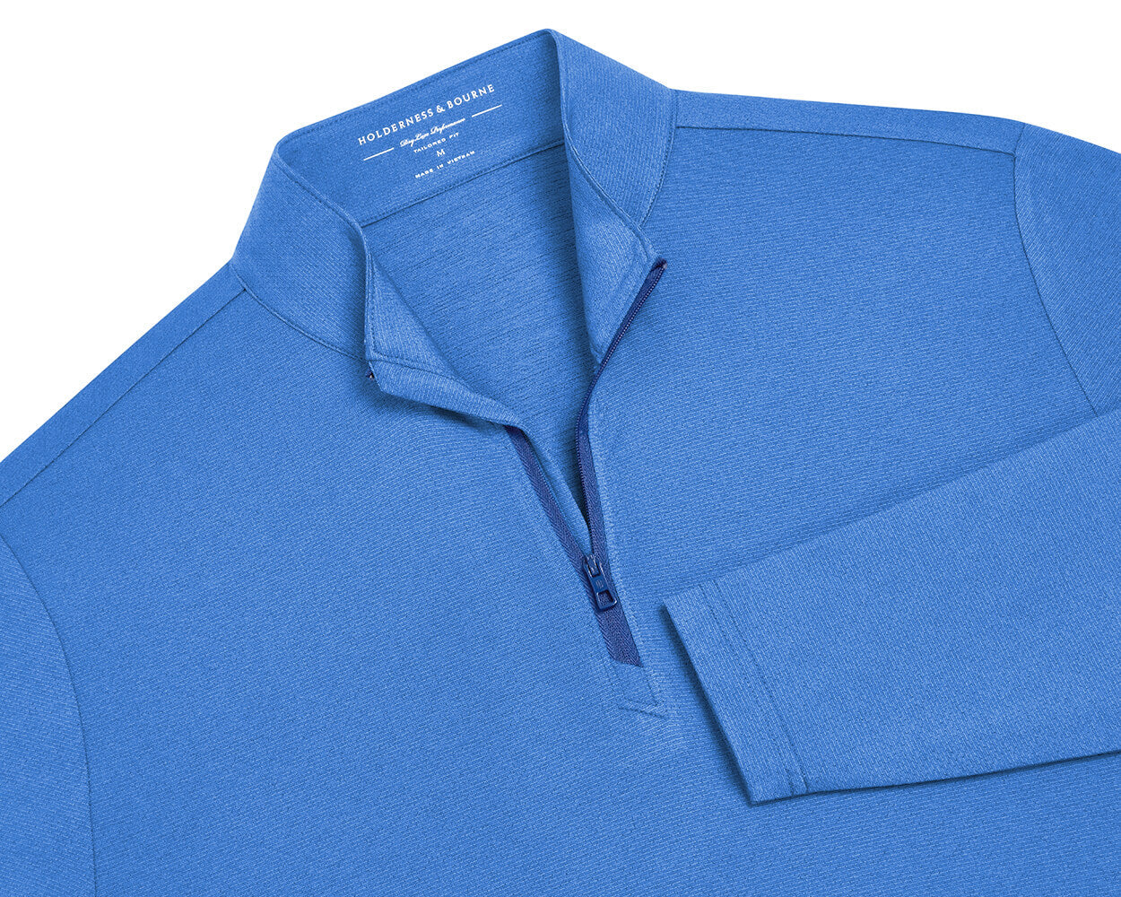 The Bell in Performance Knit Sweatshirt Heather Marlin Blue