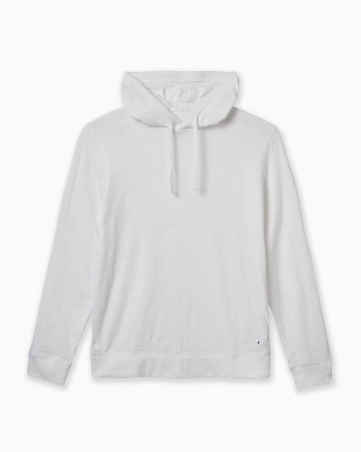 Surf Slub Hoodie White