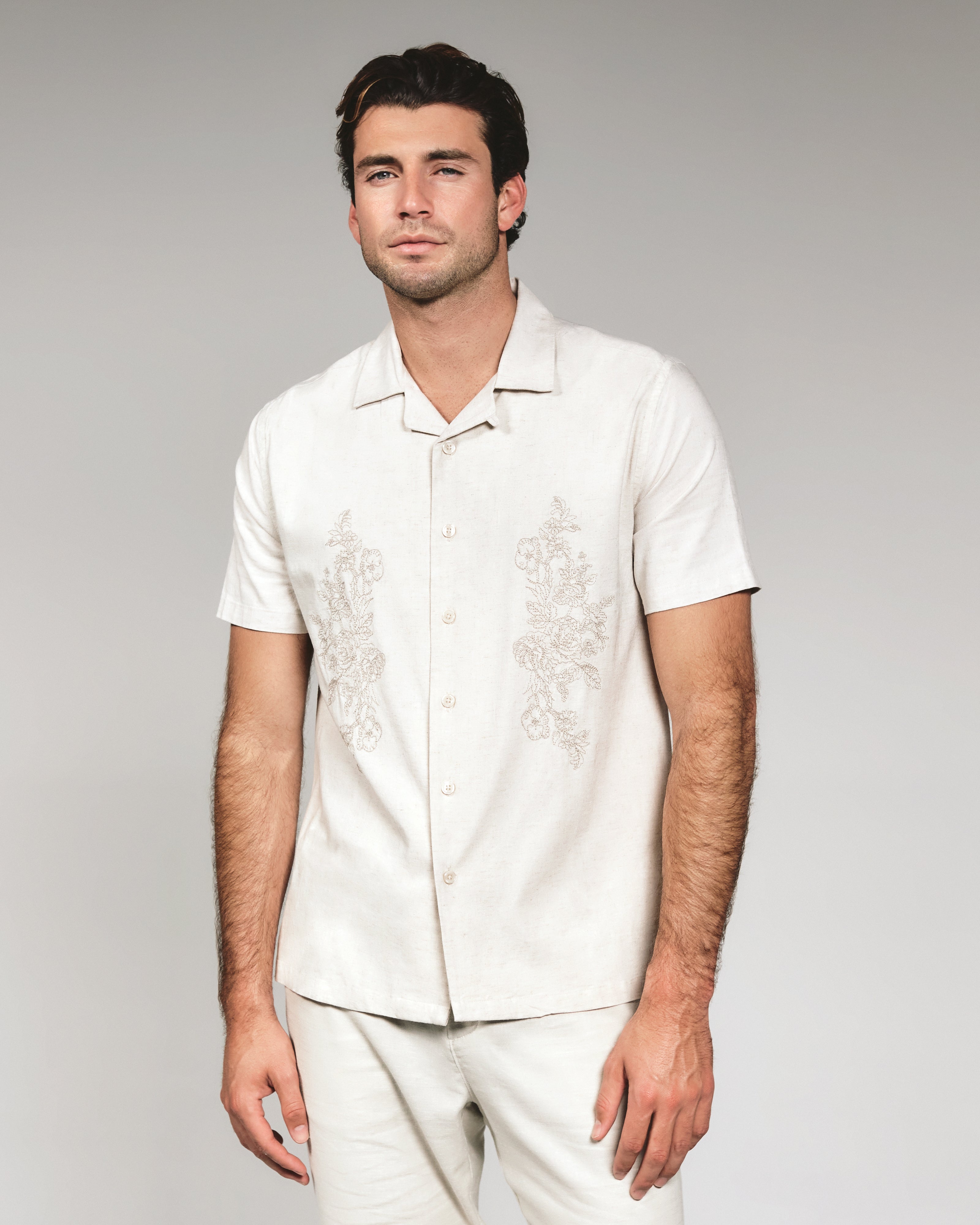 Pollock Camp Shirt Beige