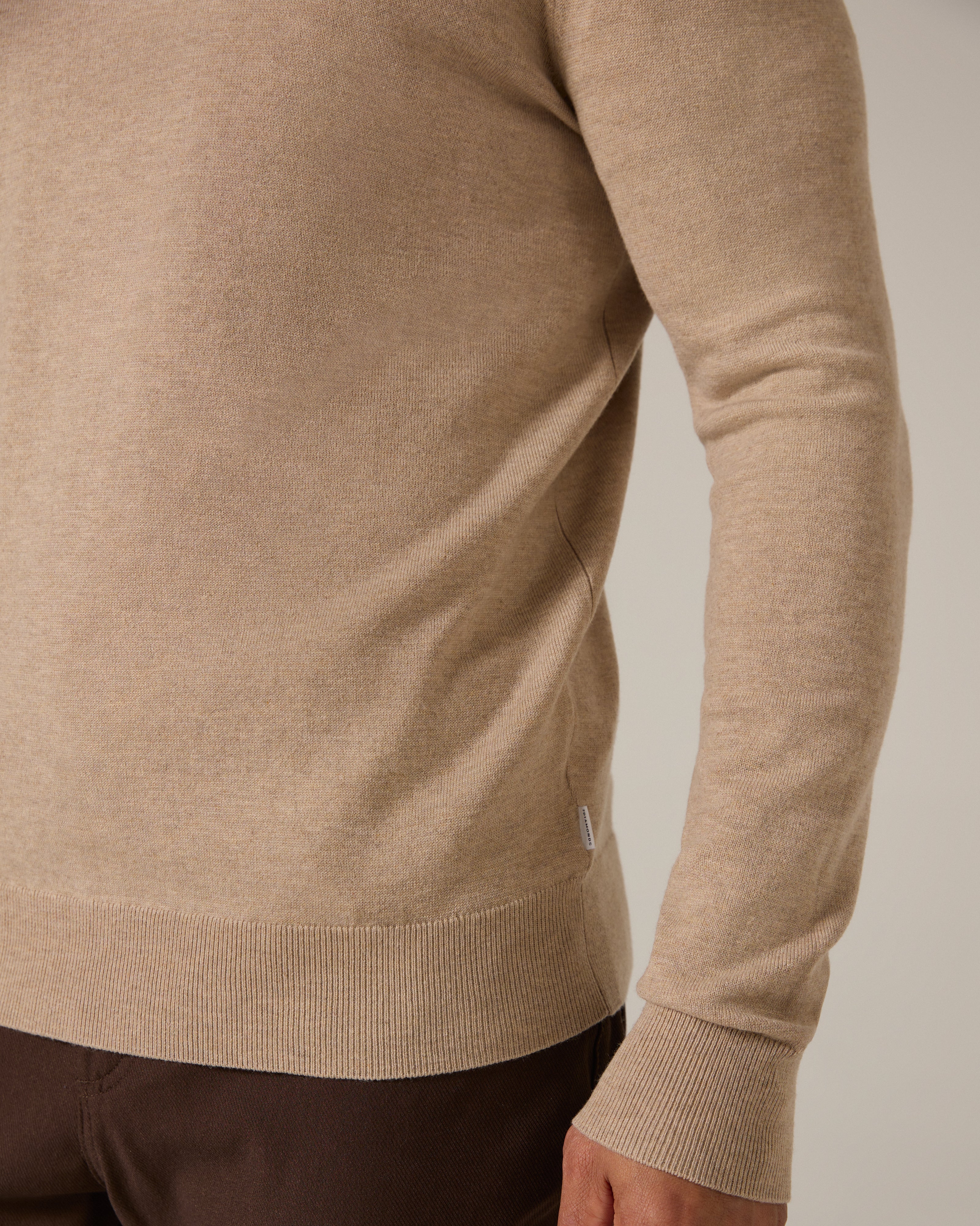 Alcott Crewneck Sweater Tan
