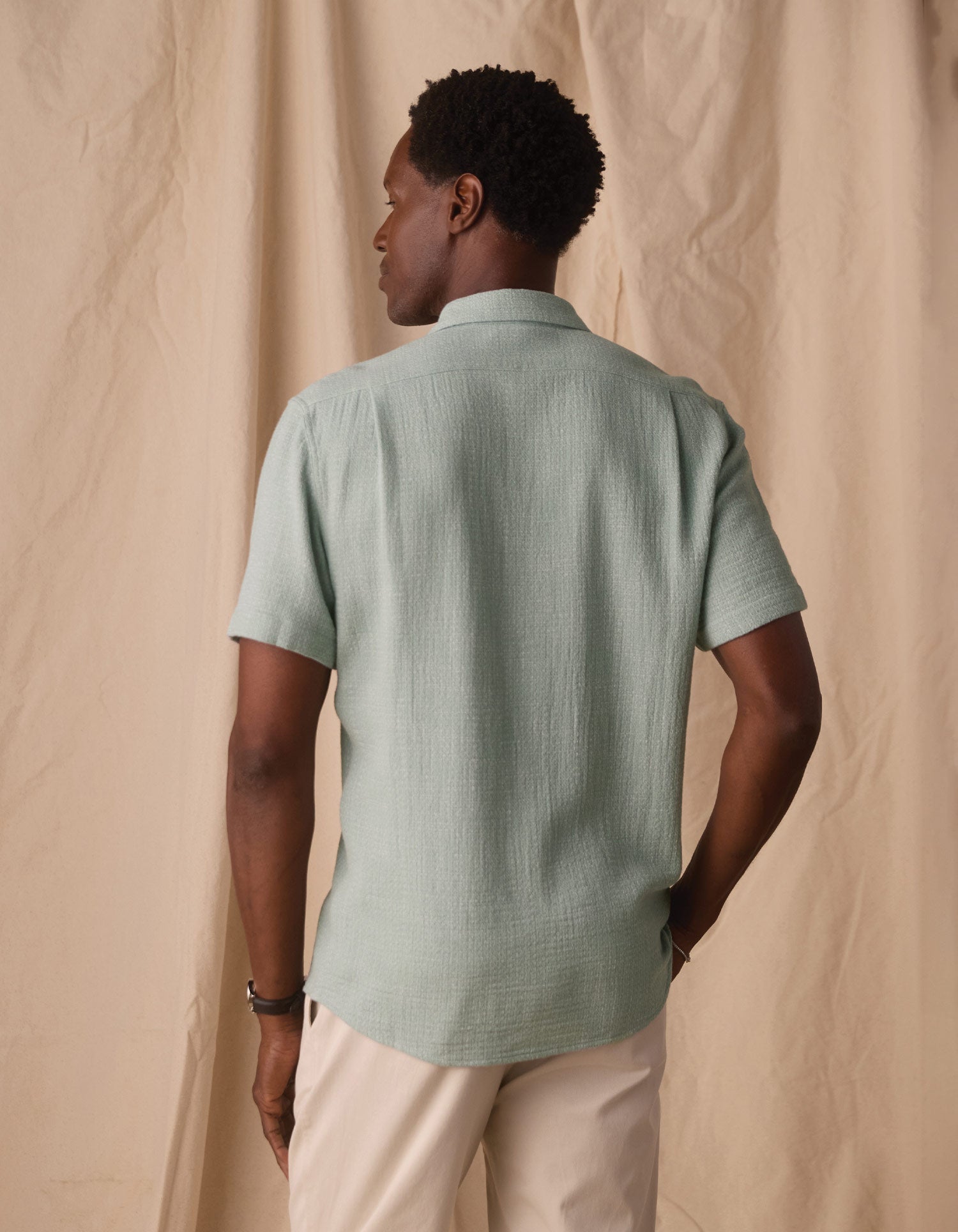 Freshwater Button Up Shirt Ocean Surf Spray