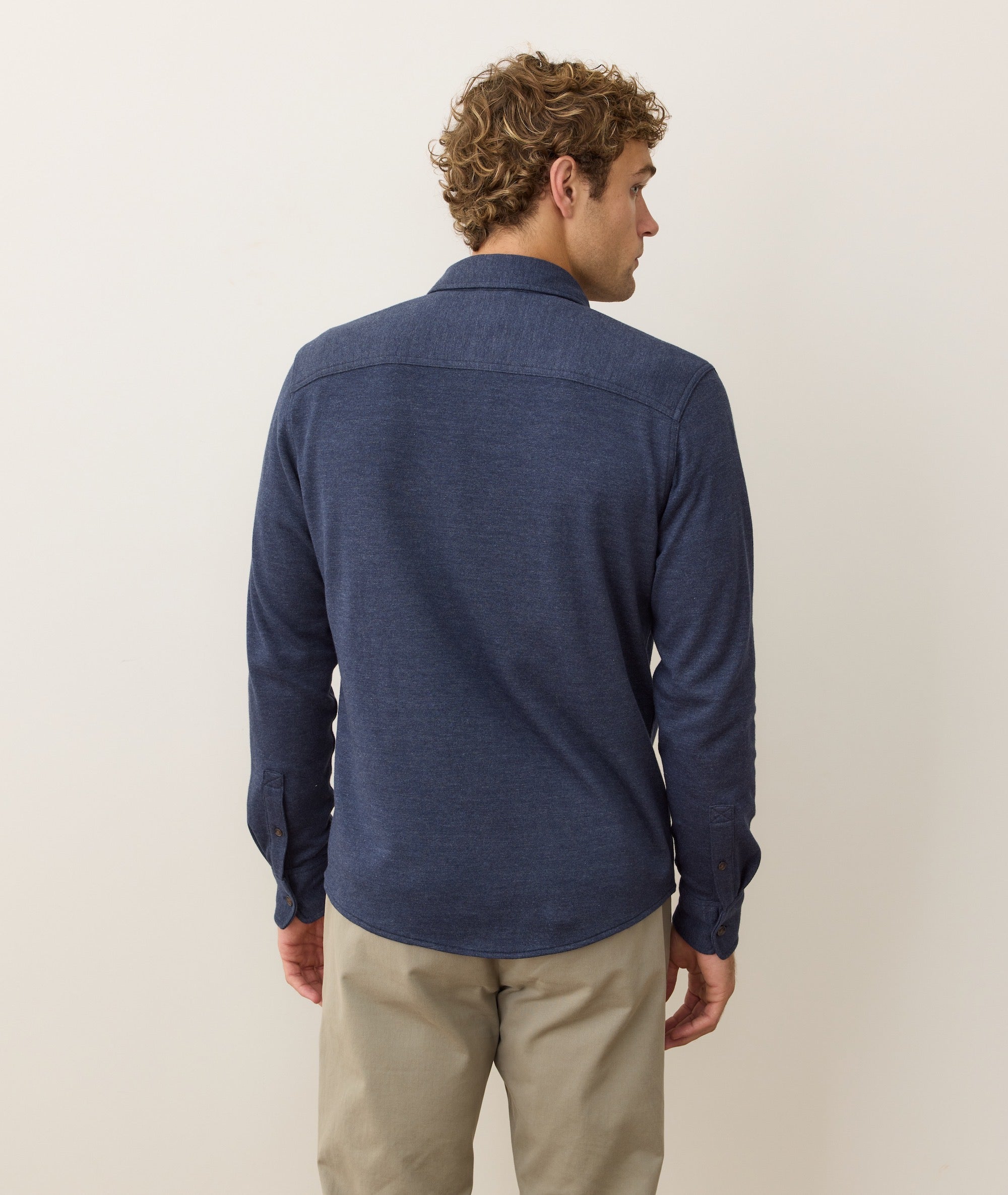 Pacifica Stretch Shirt Navy