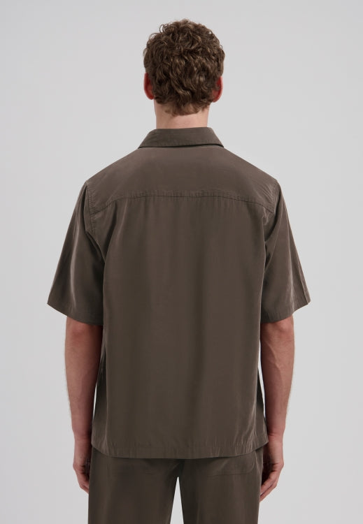 Samuel Summer Shirt Dark Brown