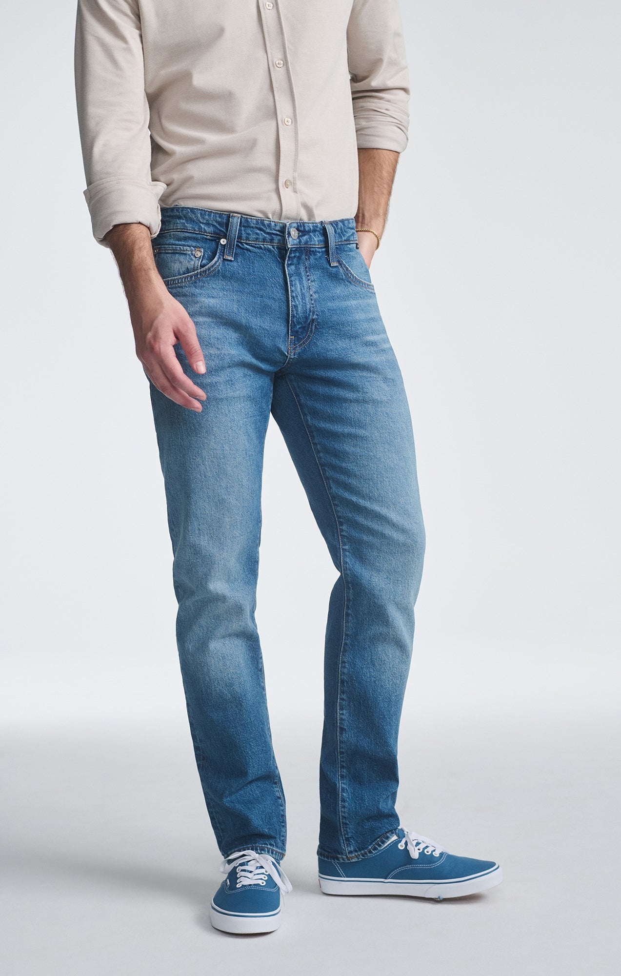 Jake Slim Leg Jeans Indigo Brushed Classic Blue
