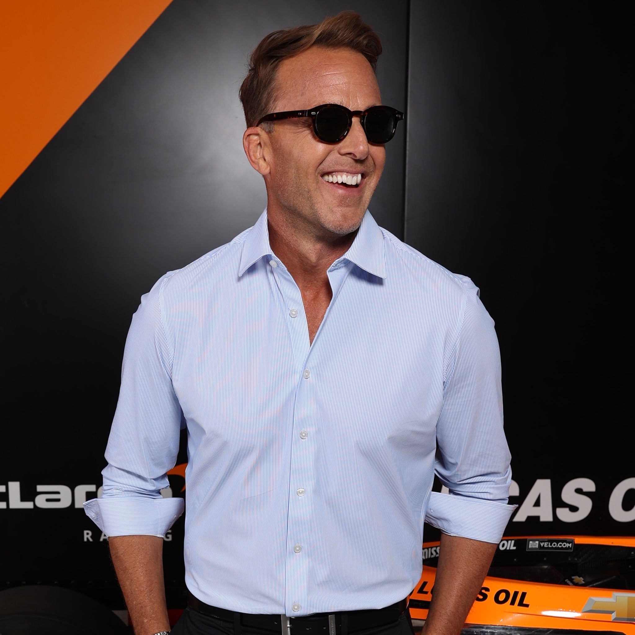 Apex Shirt Blue Stripe