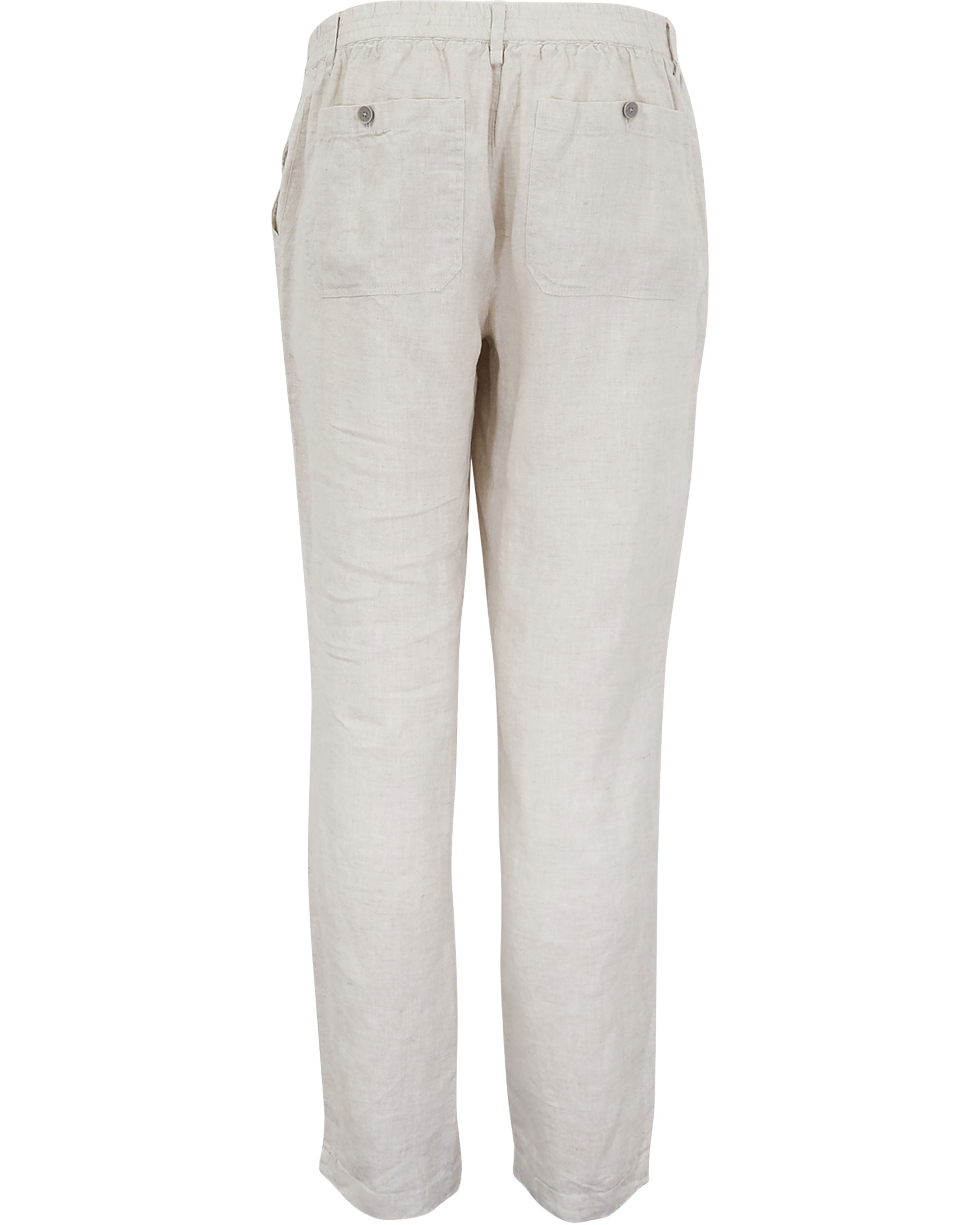 Devon Pleated Linen Trouser Natural