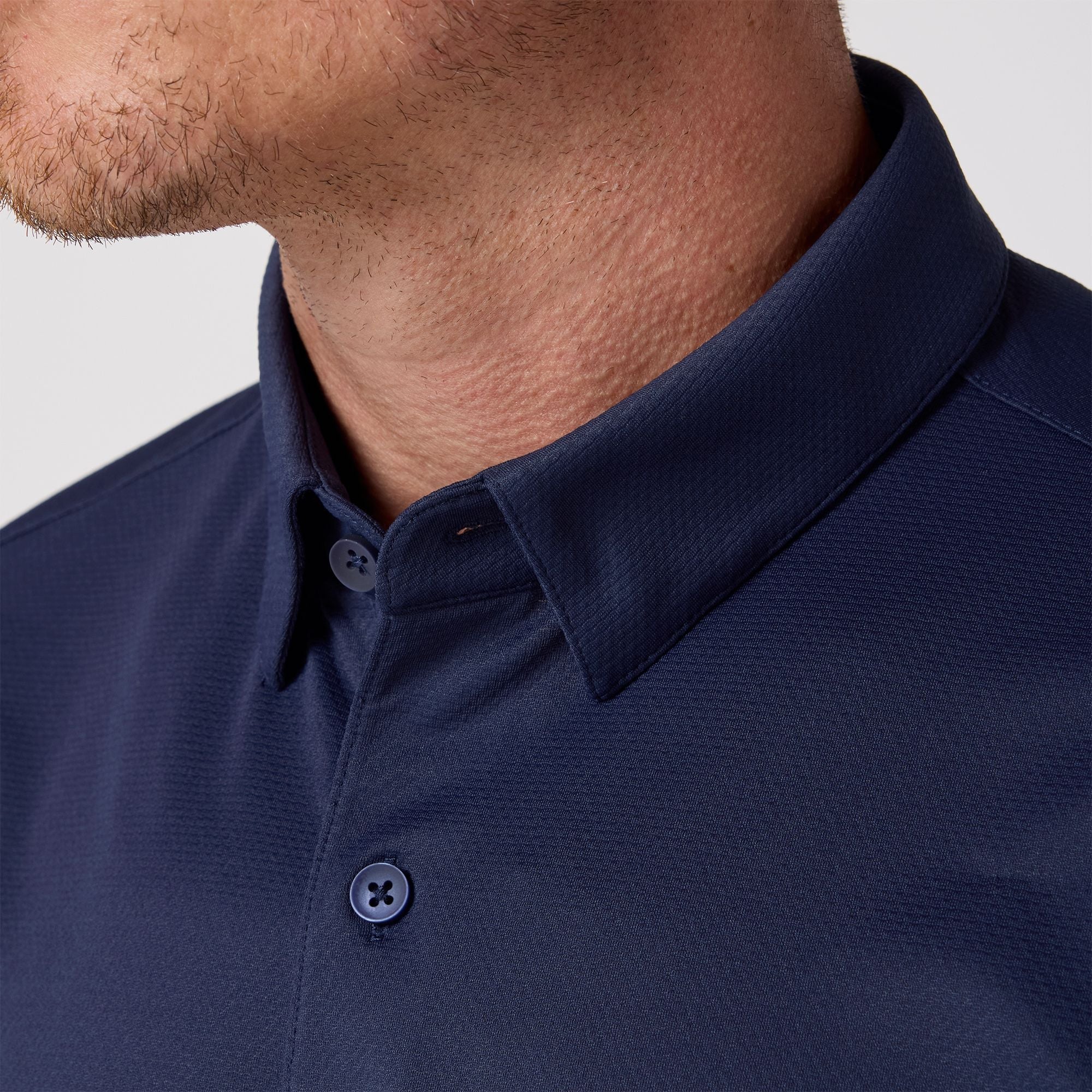 Halyard Short Sleeve Polo Navy