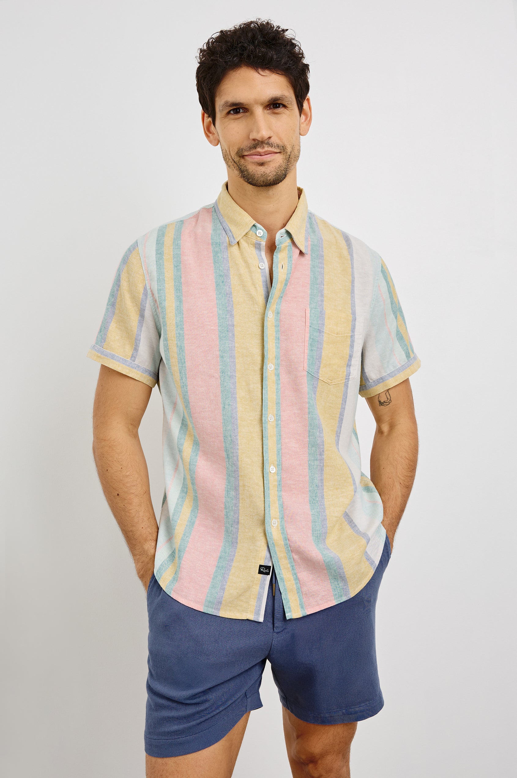 Carson Shirt Portofino Stripe