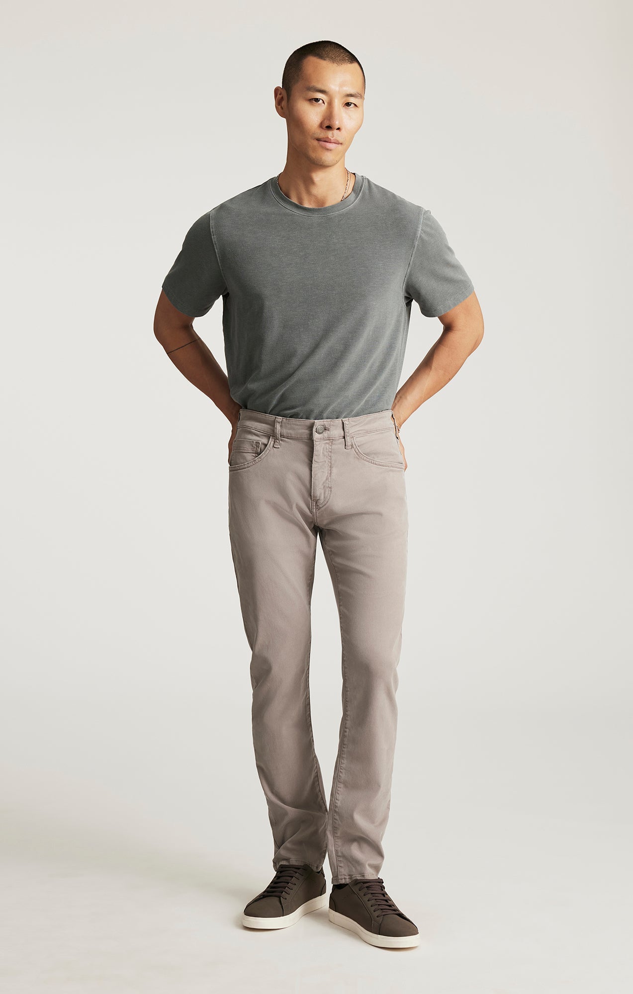 Jake Slim Luxe Twill Porcelain