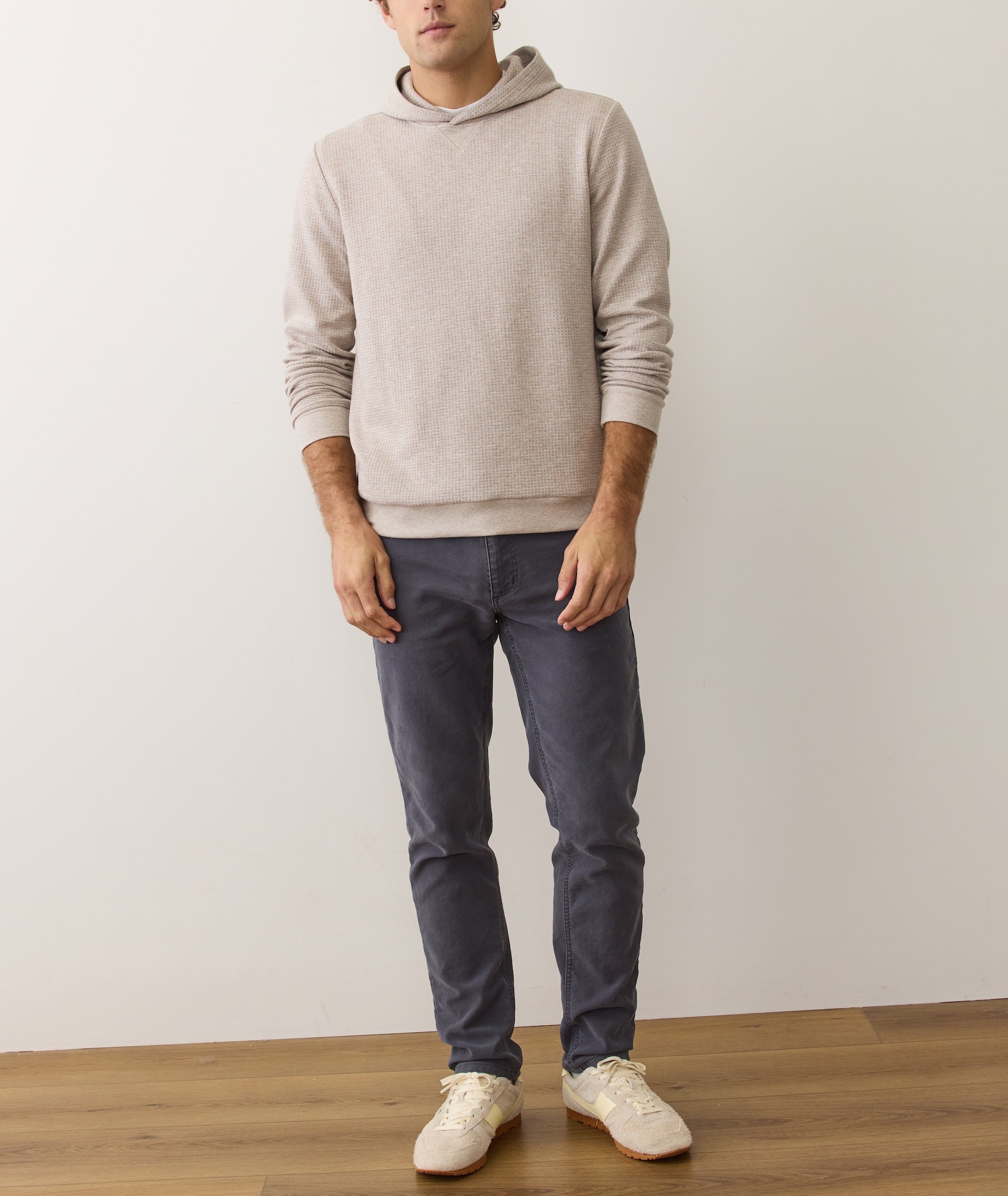 Waffle Hoodie Oatmeal