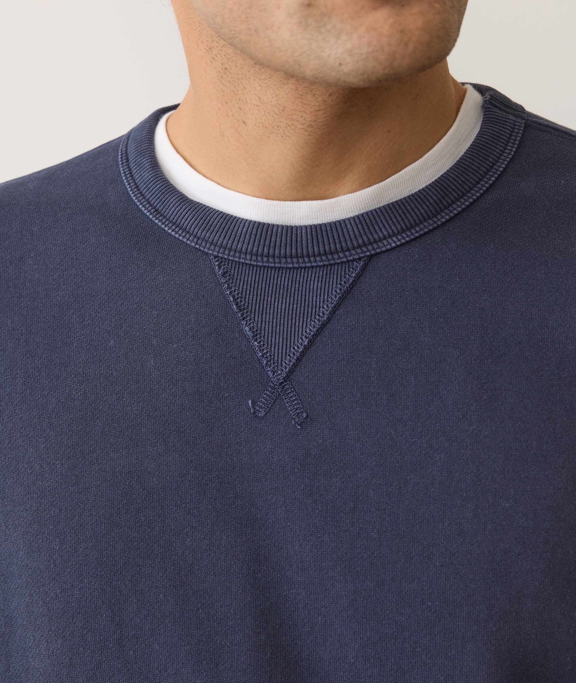 Relaxed Cloud 9 Fleece Crewneck Mood Indigo