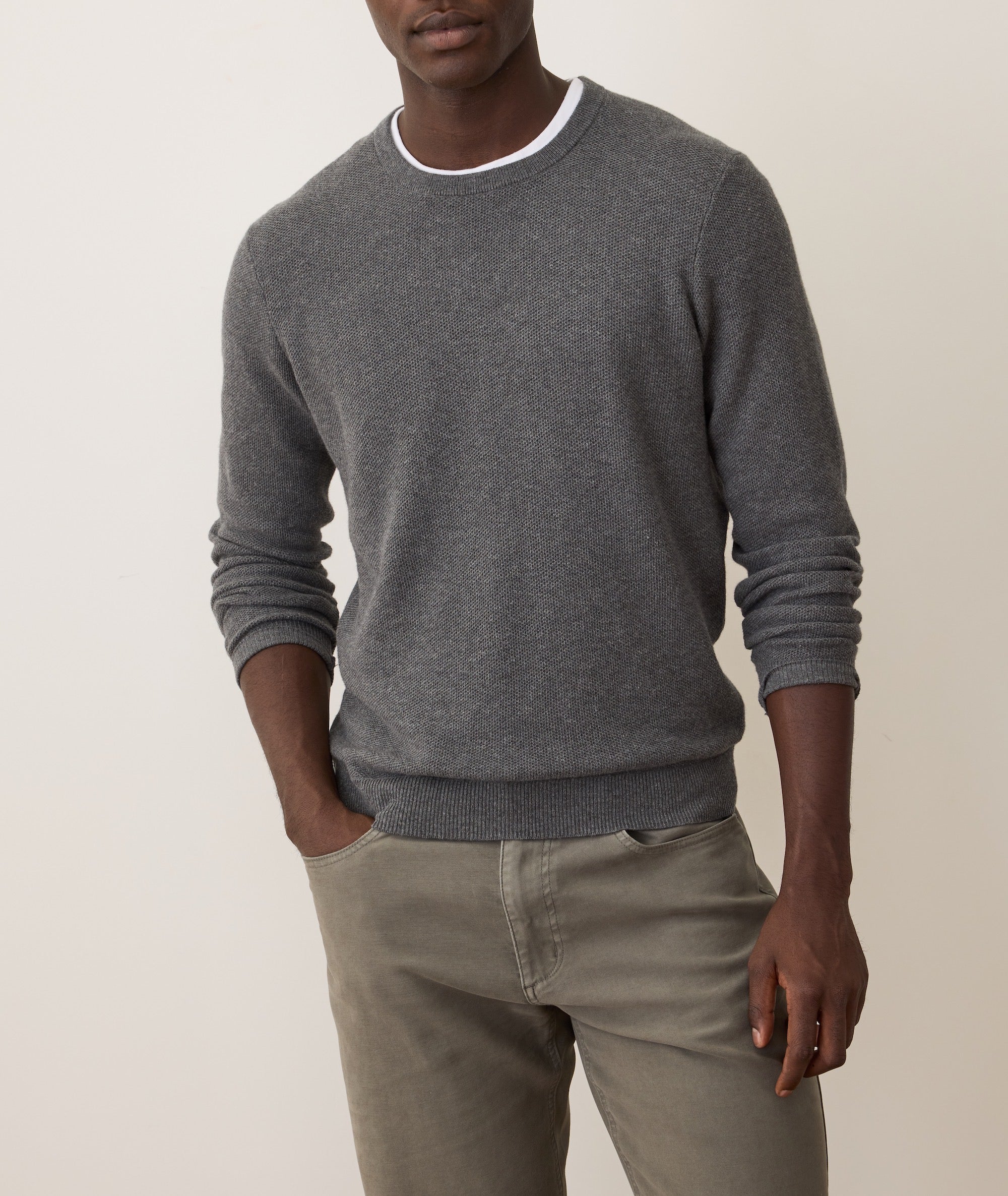Sweater Tee Charcoal