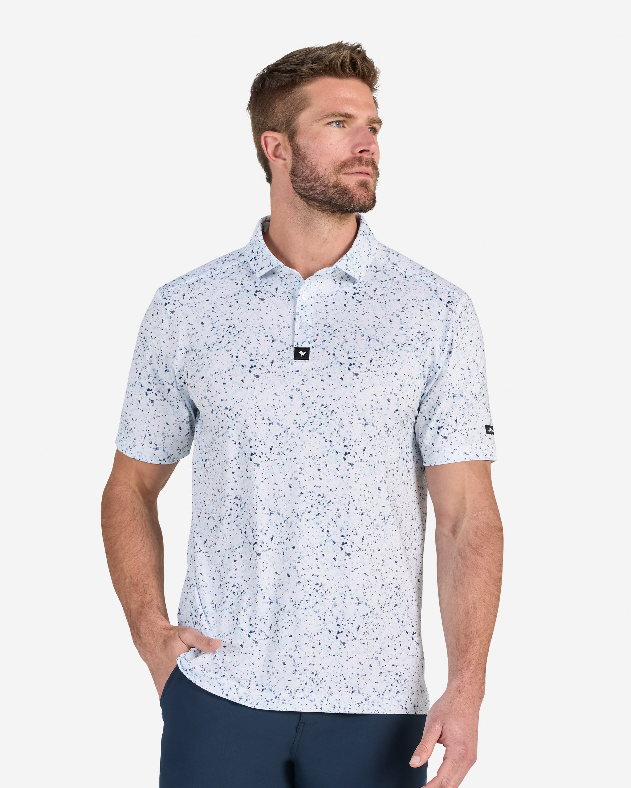 Paint Splatter Polo 3.0 White Multi