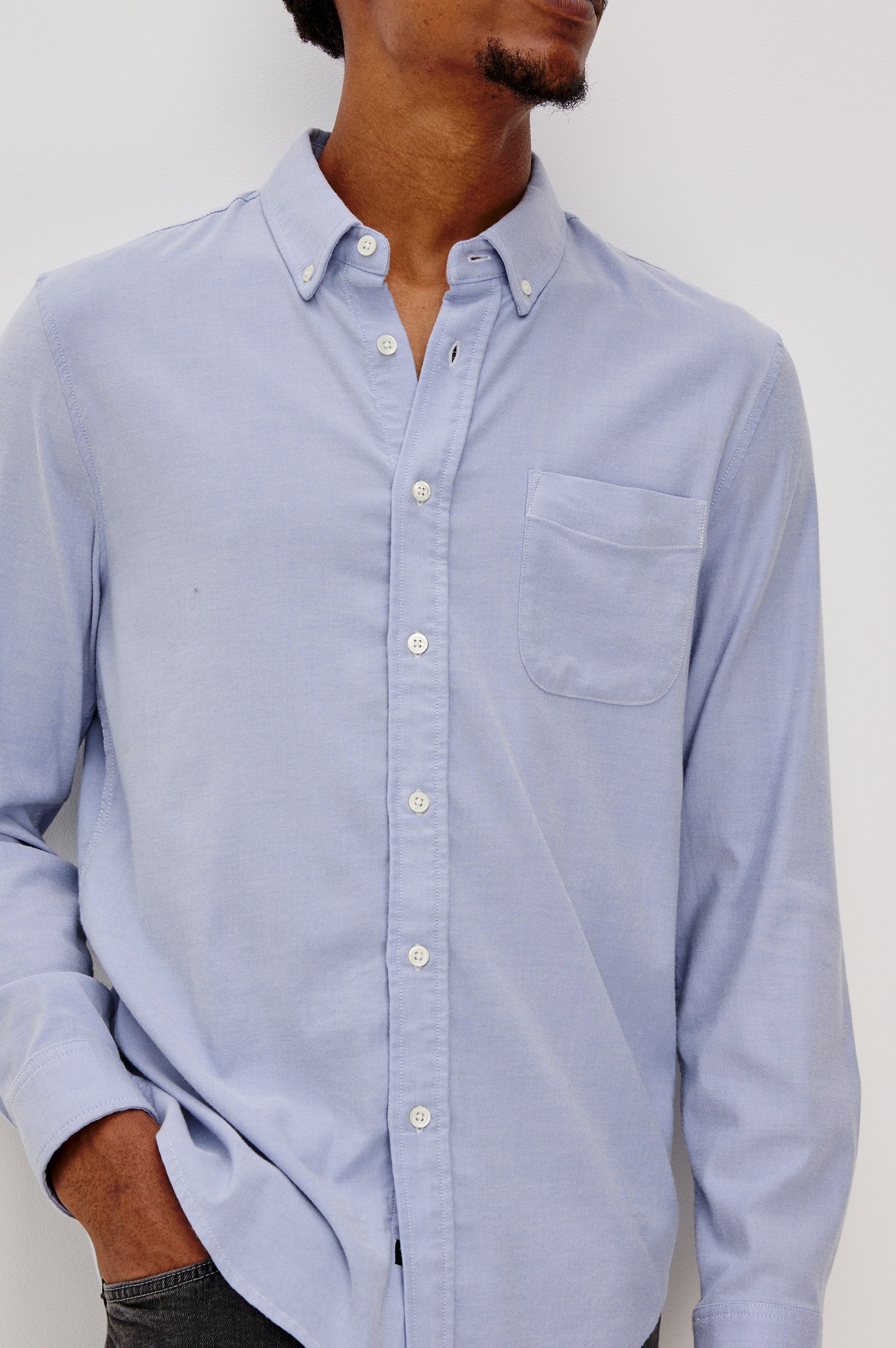 Vance Shirt Blue Oxford