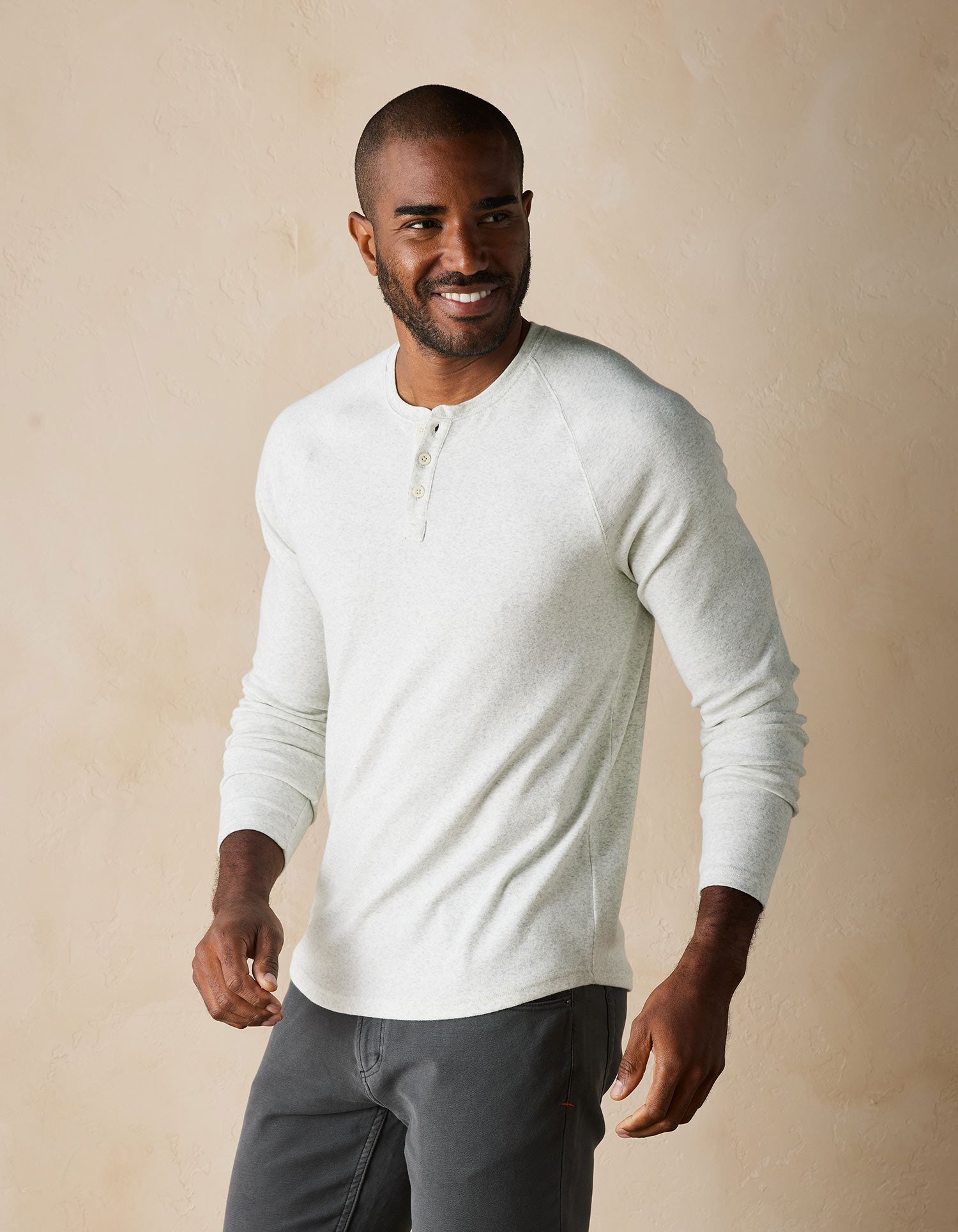 Puremeso Everyday Henley Stone