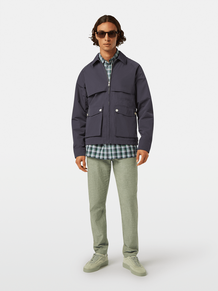 Warren Linen Twill Pant Army