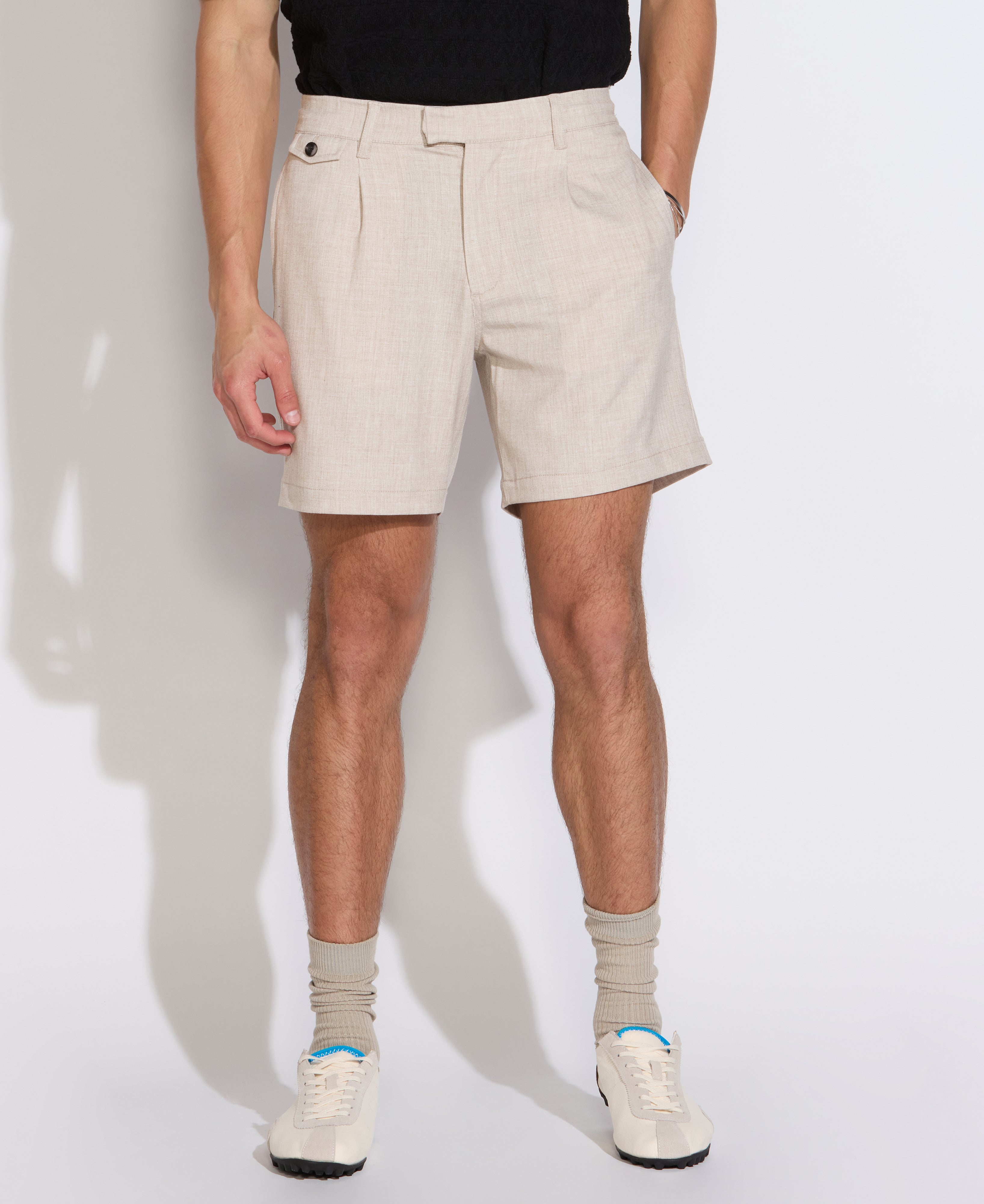 Montgomery Short Heather Taupe
