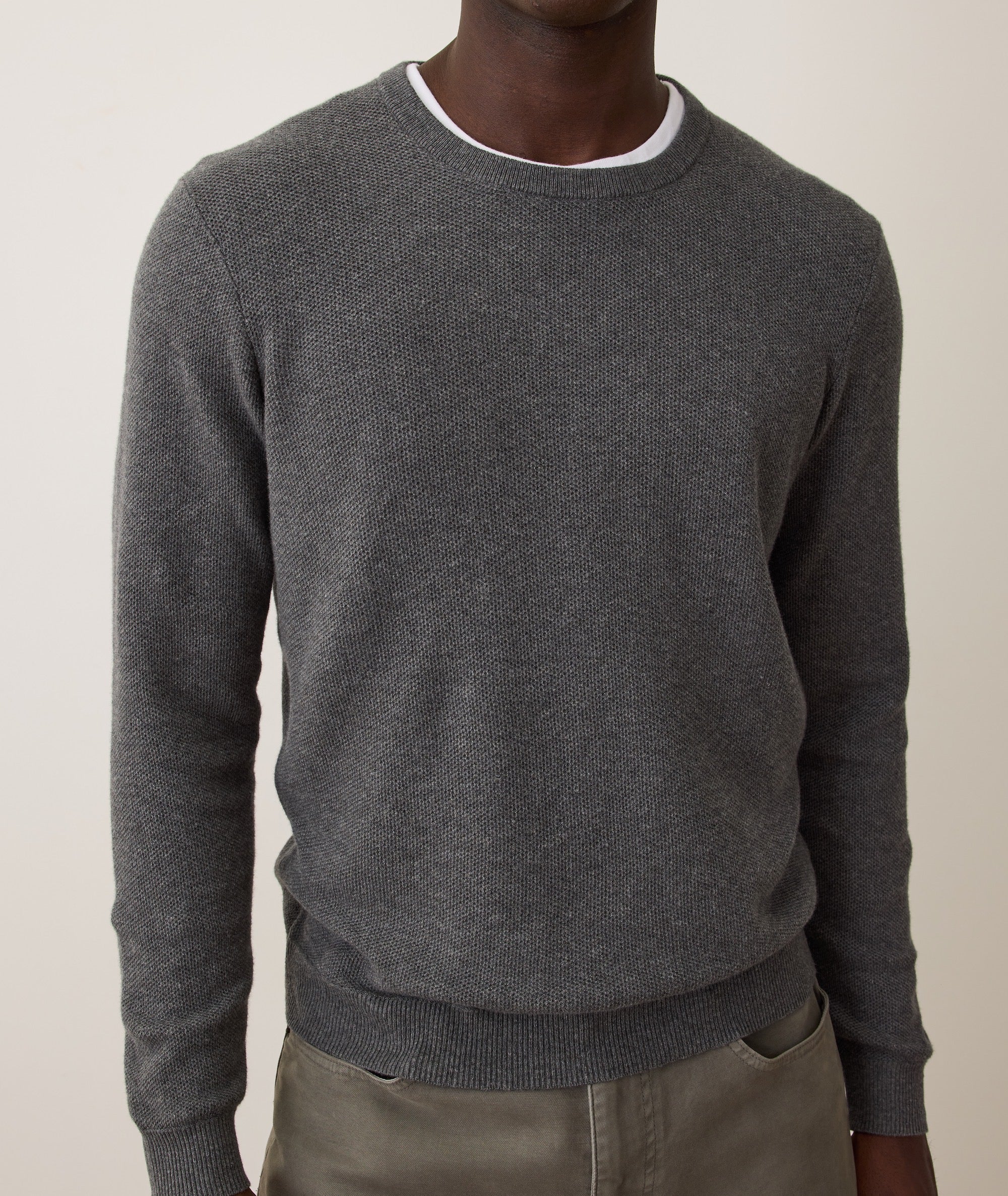 Sweater Tee Charcoal