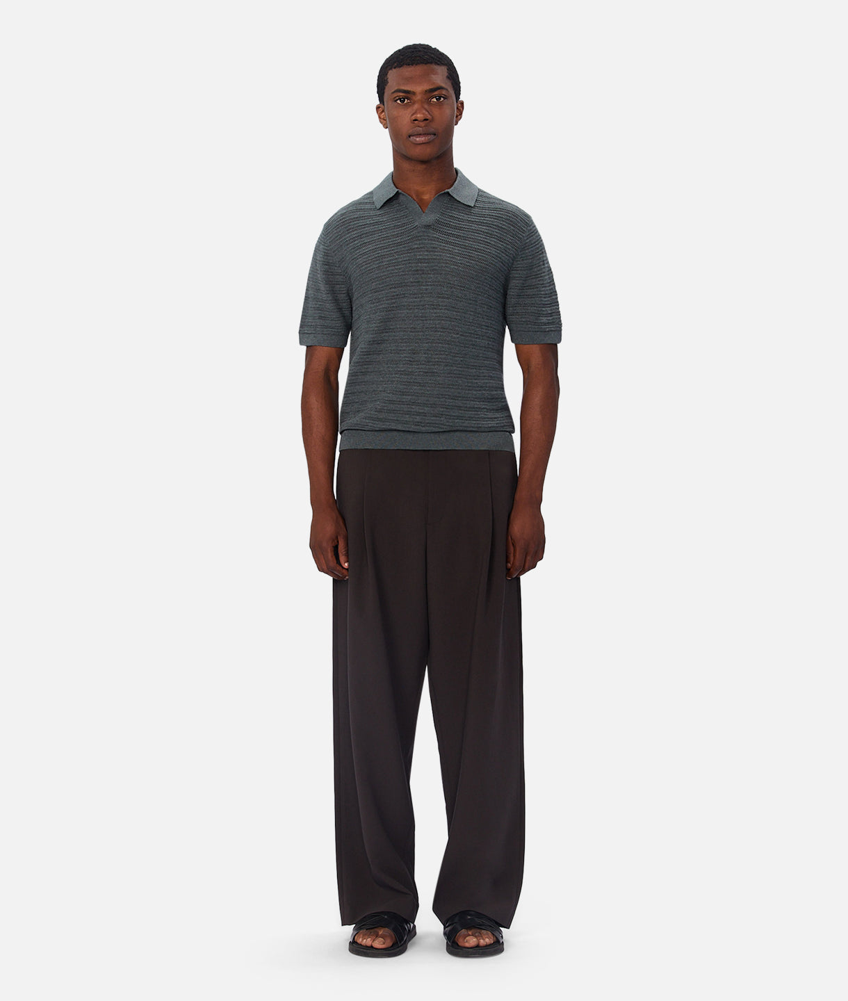 The Bologna Polo Jade Melange