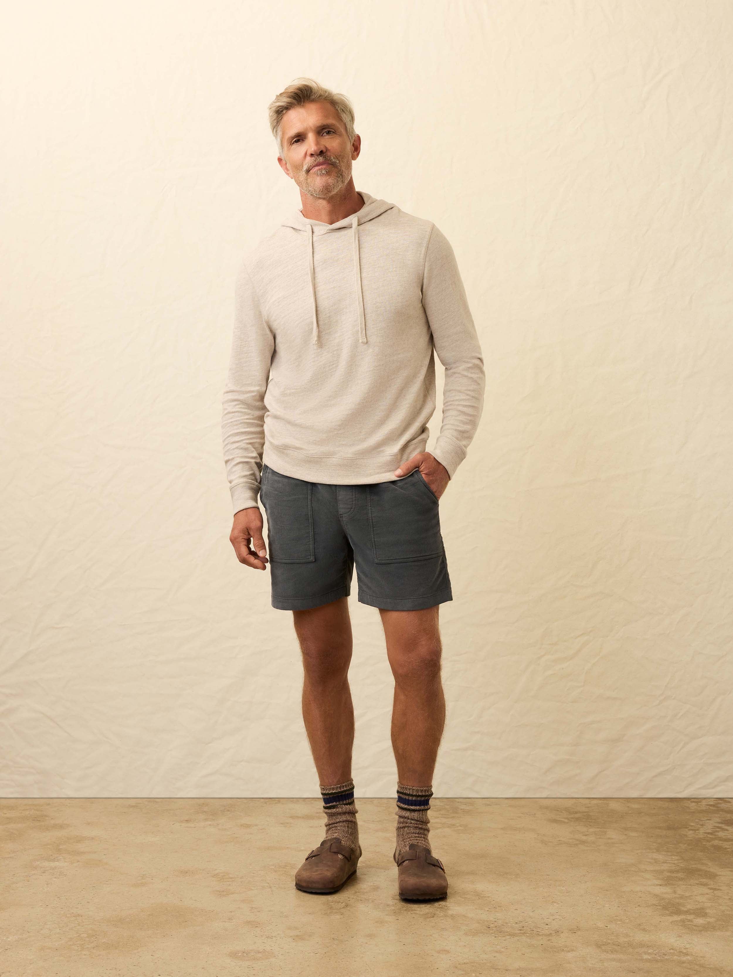 Sunwashed Slub Hoodie Oat Plains Heather