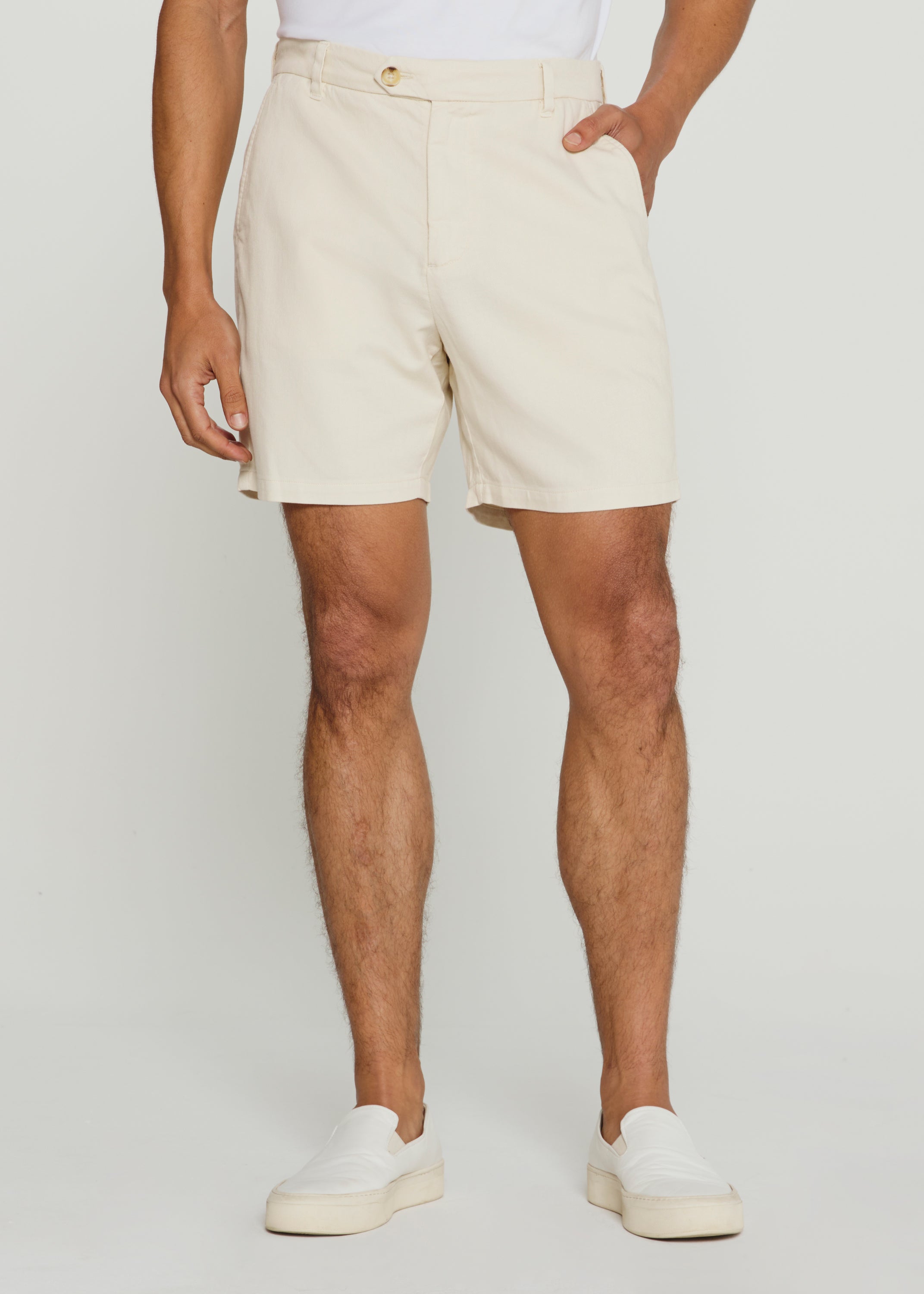 Laguna Linen Short - 7" Natural