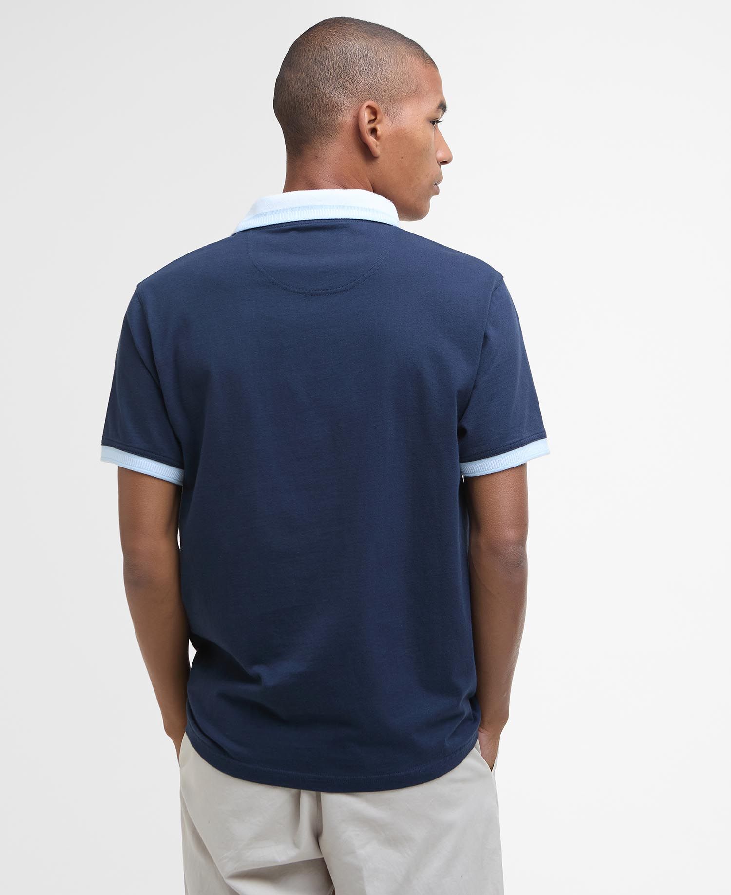 Thurne Tipped Polo Navy