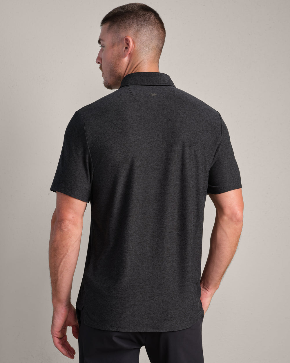 WFH Polo True Black Heather