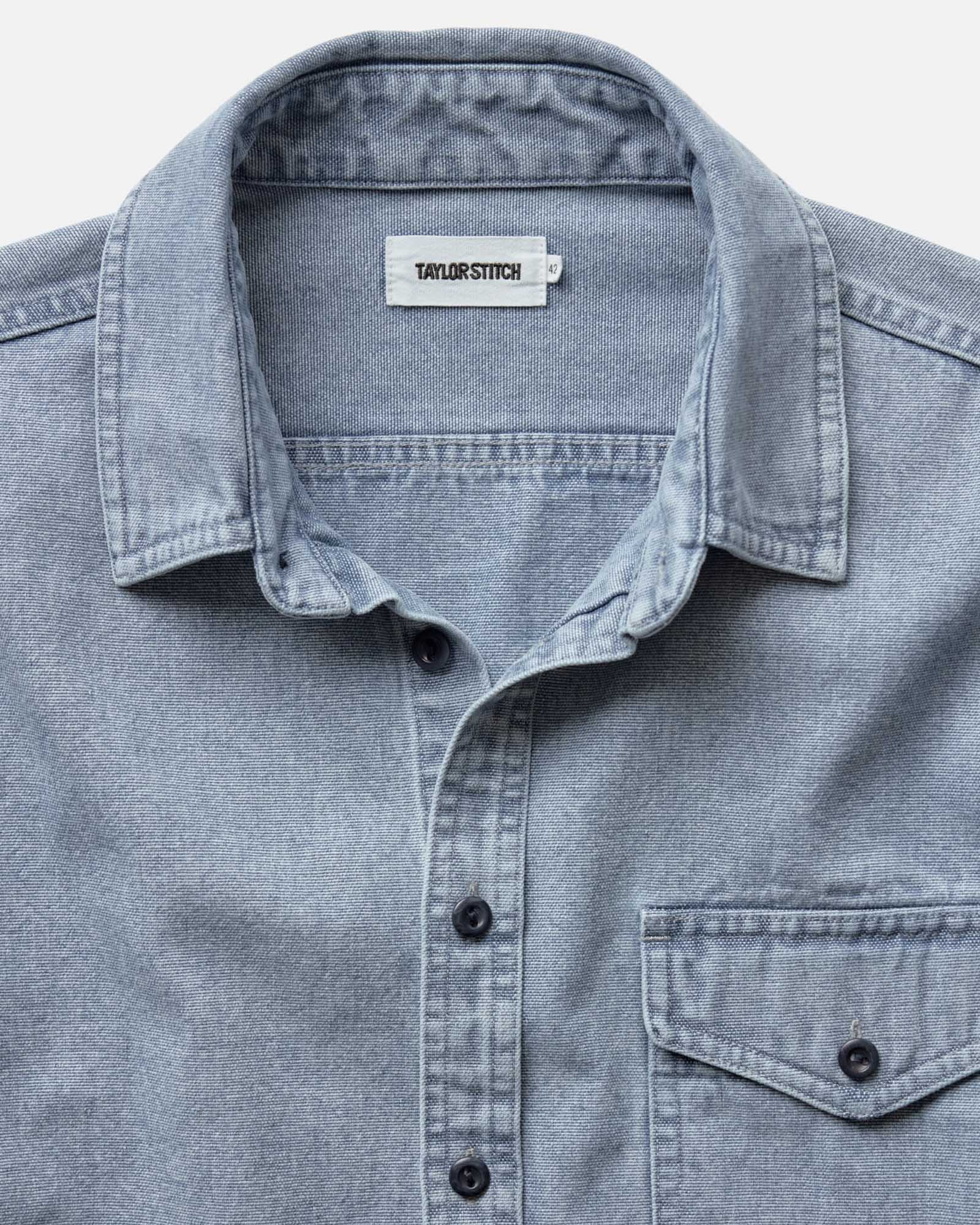 The Cadet Shirt Washed Indigo Oxford