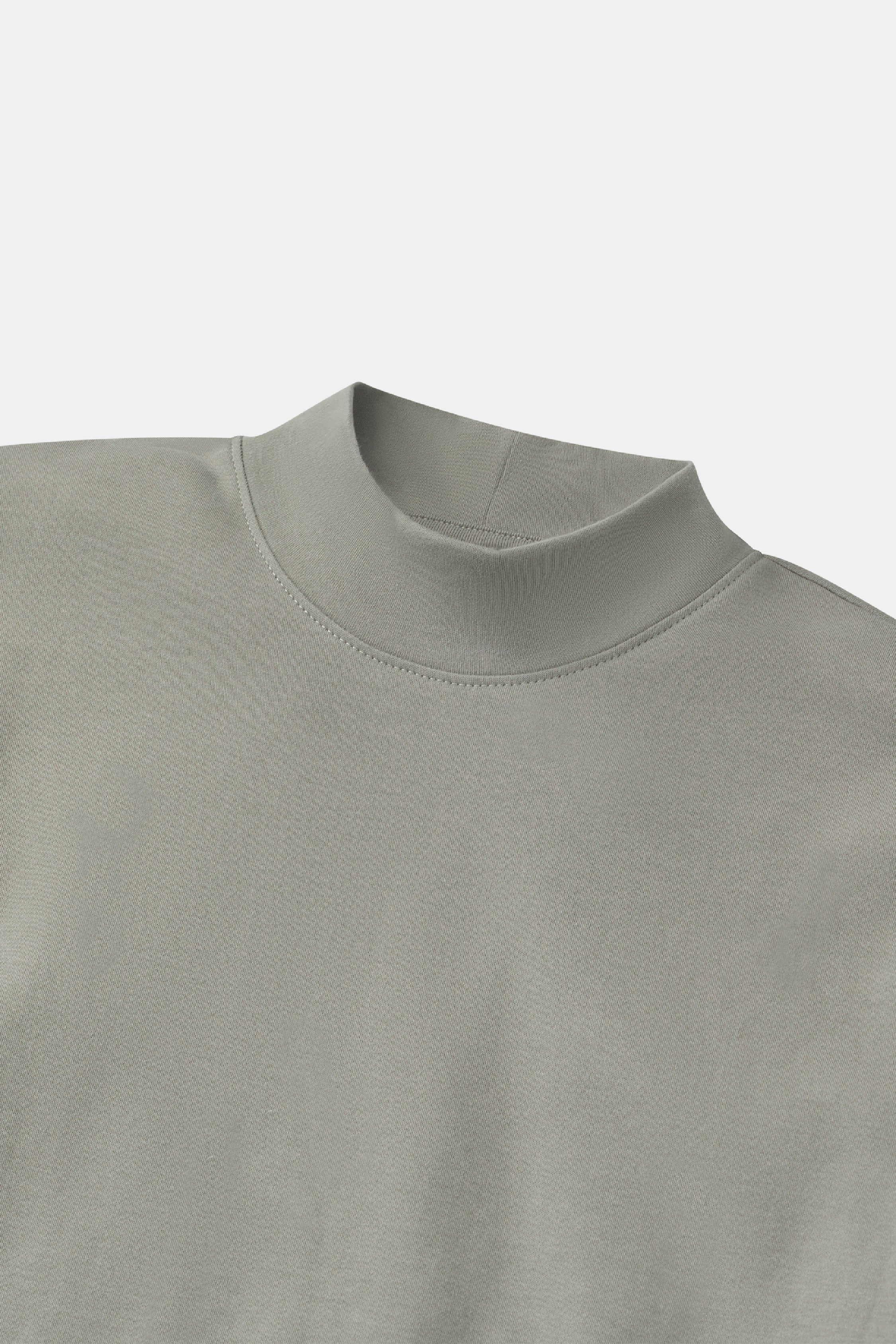 Signature Mock Neck Desert Sage