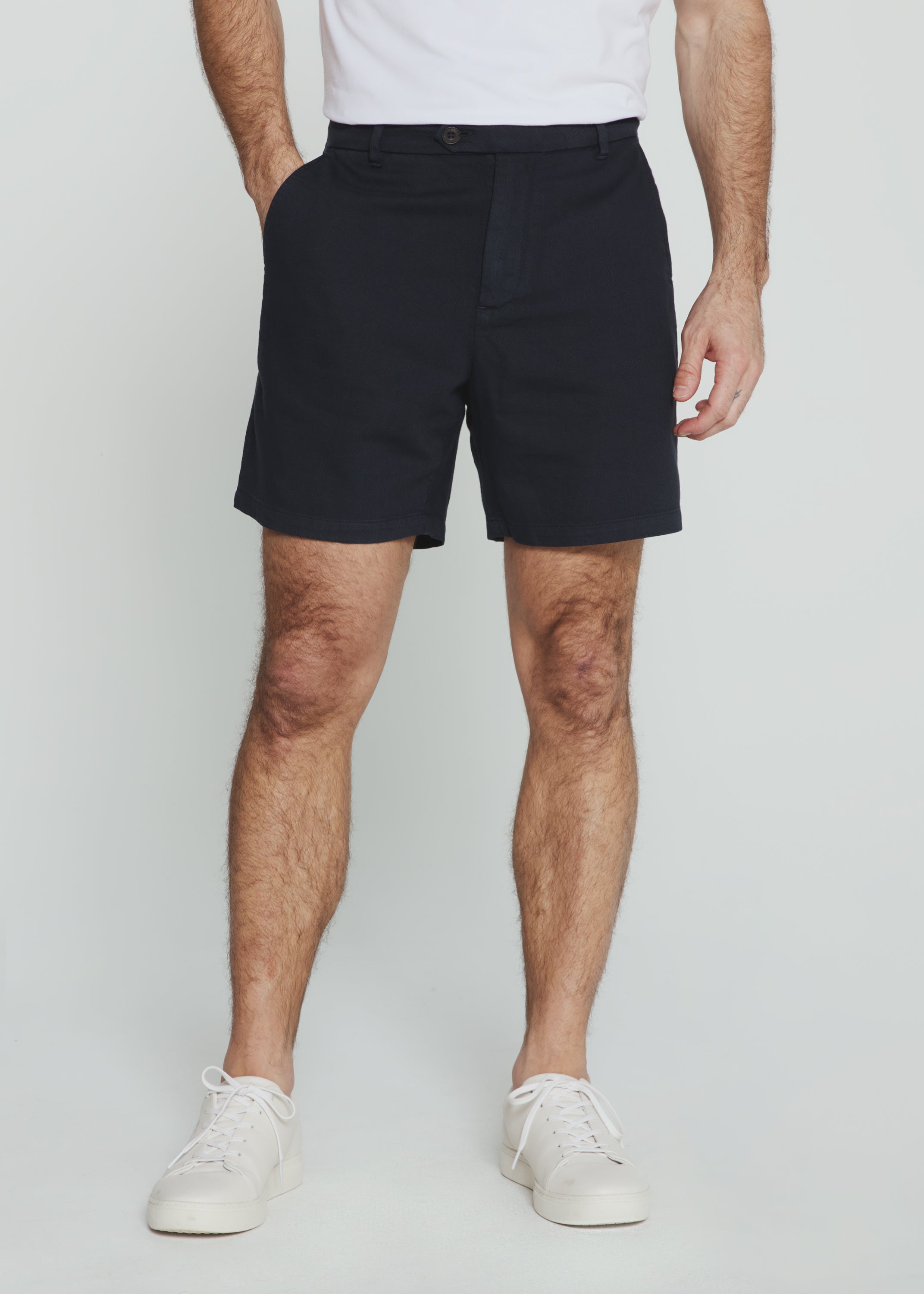Laguna Linen Short - 7" Navy