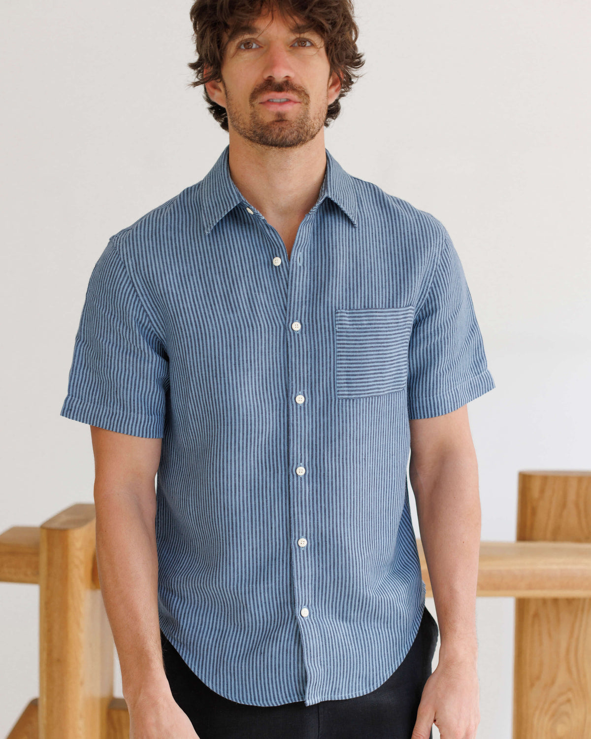 Ola Shirt Overdye Indigo