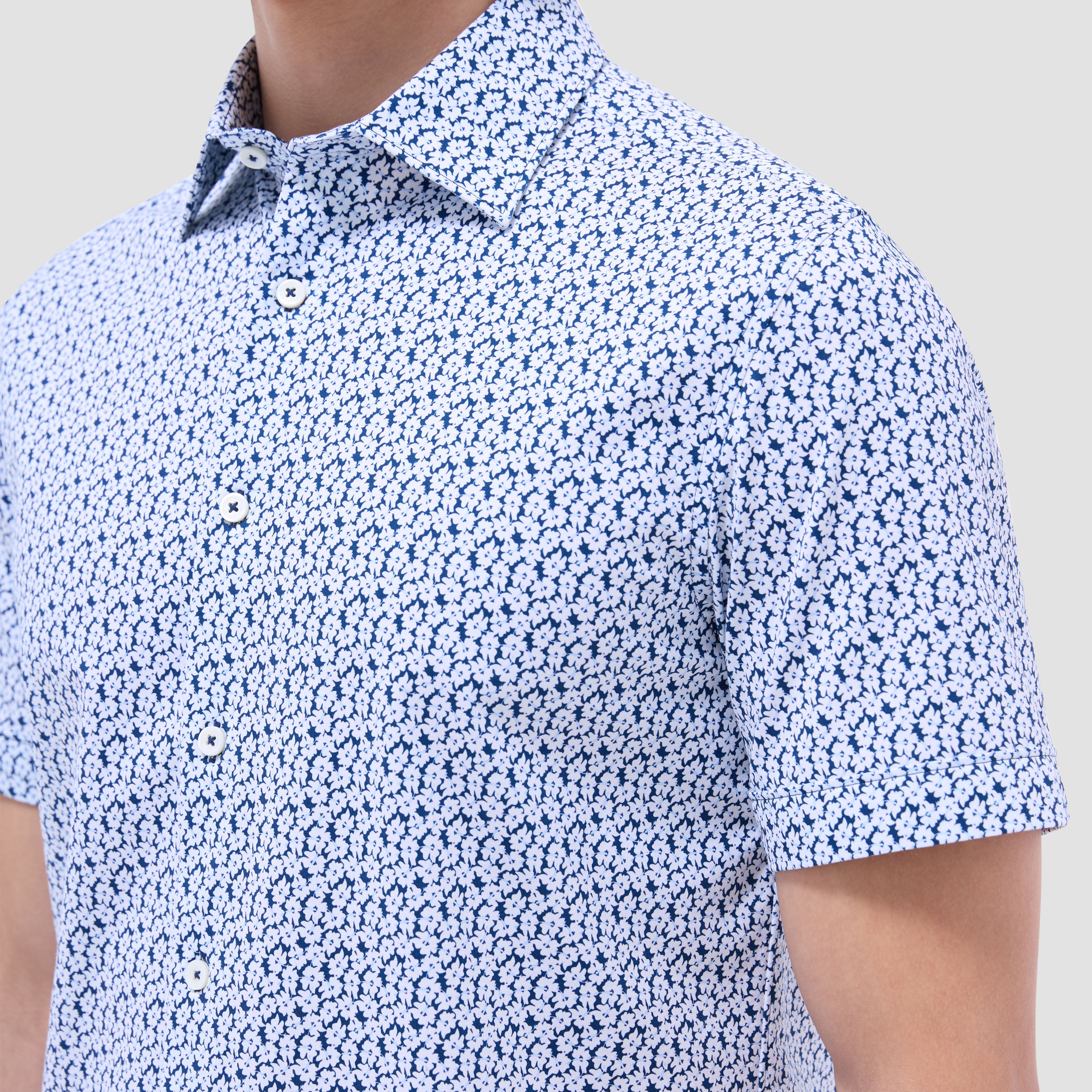 OOOHCotton Miles Short Sleeve Shirt Indigo