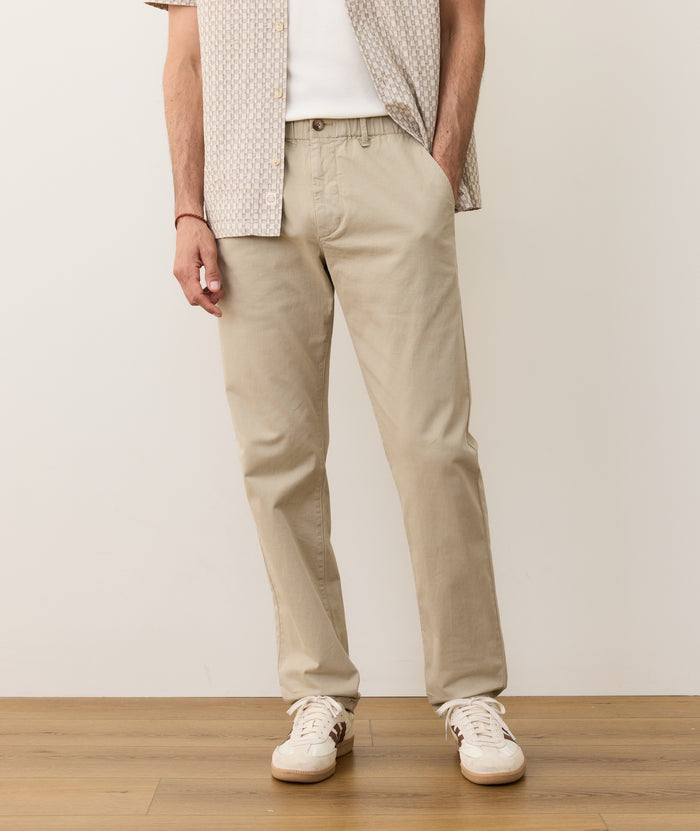 Saturday Slim Straight Twill Chino Light Khaki