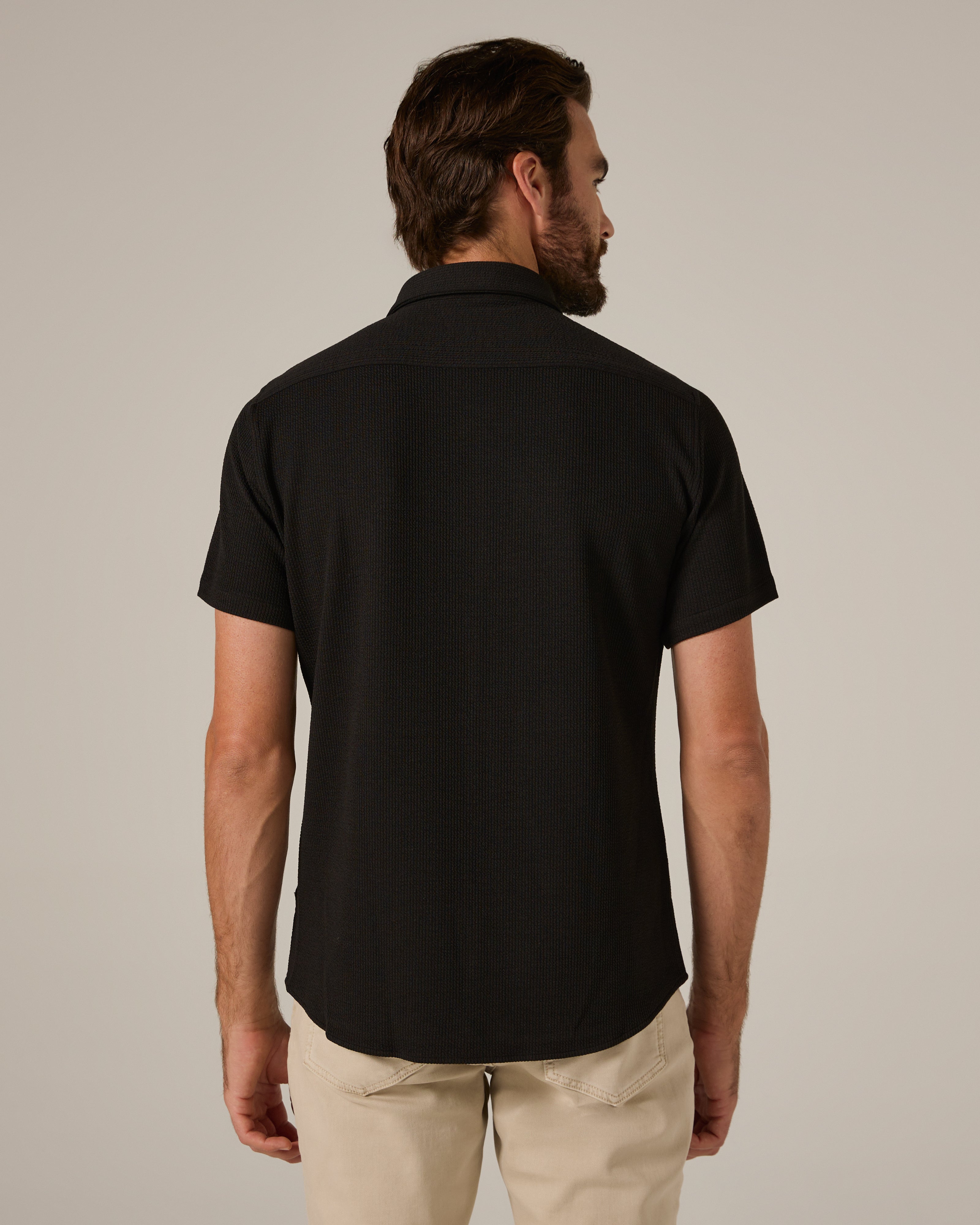Levine Short Sleeve Shirt Black