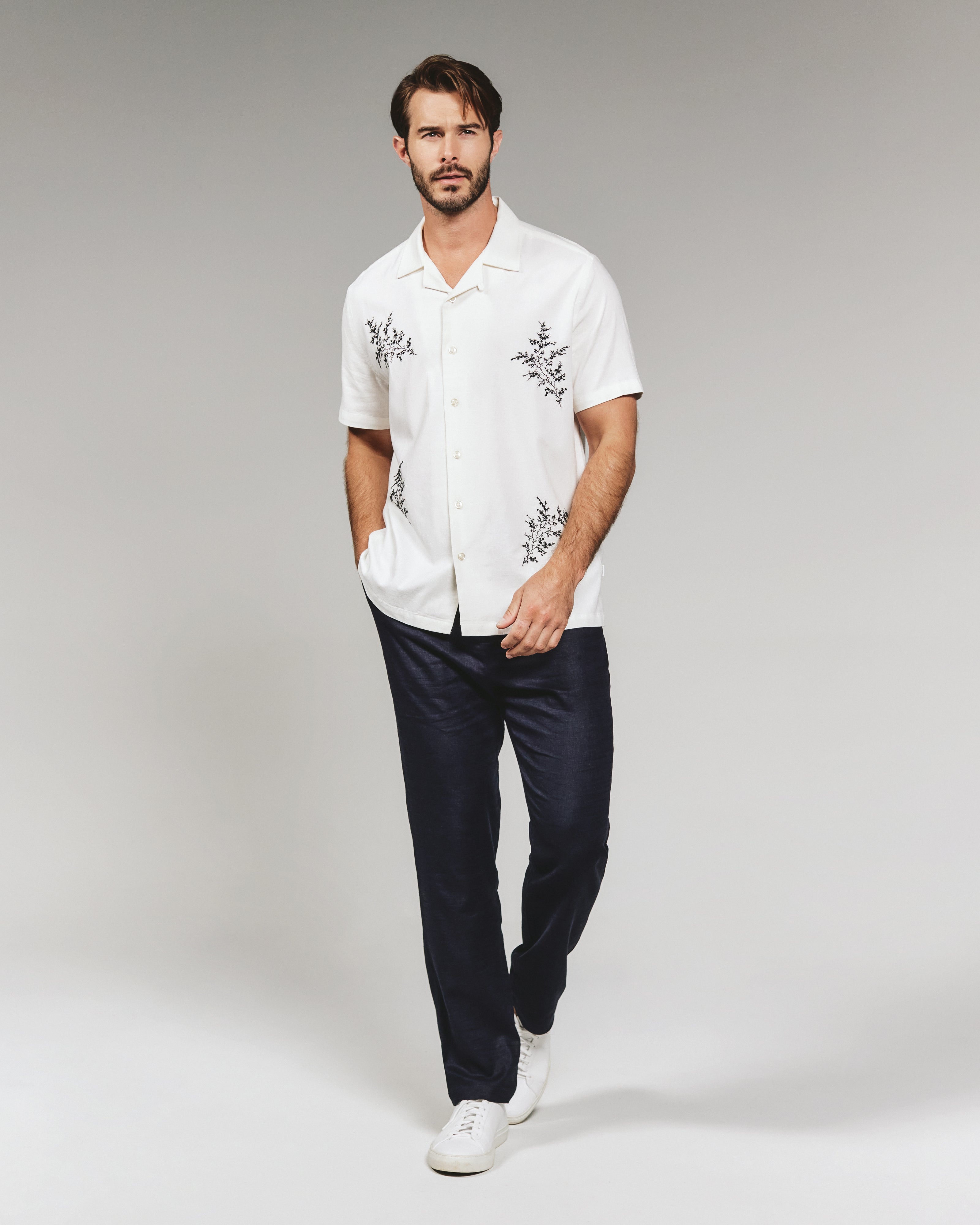 Heath Camp Shirt Ivory