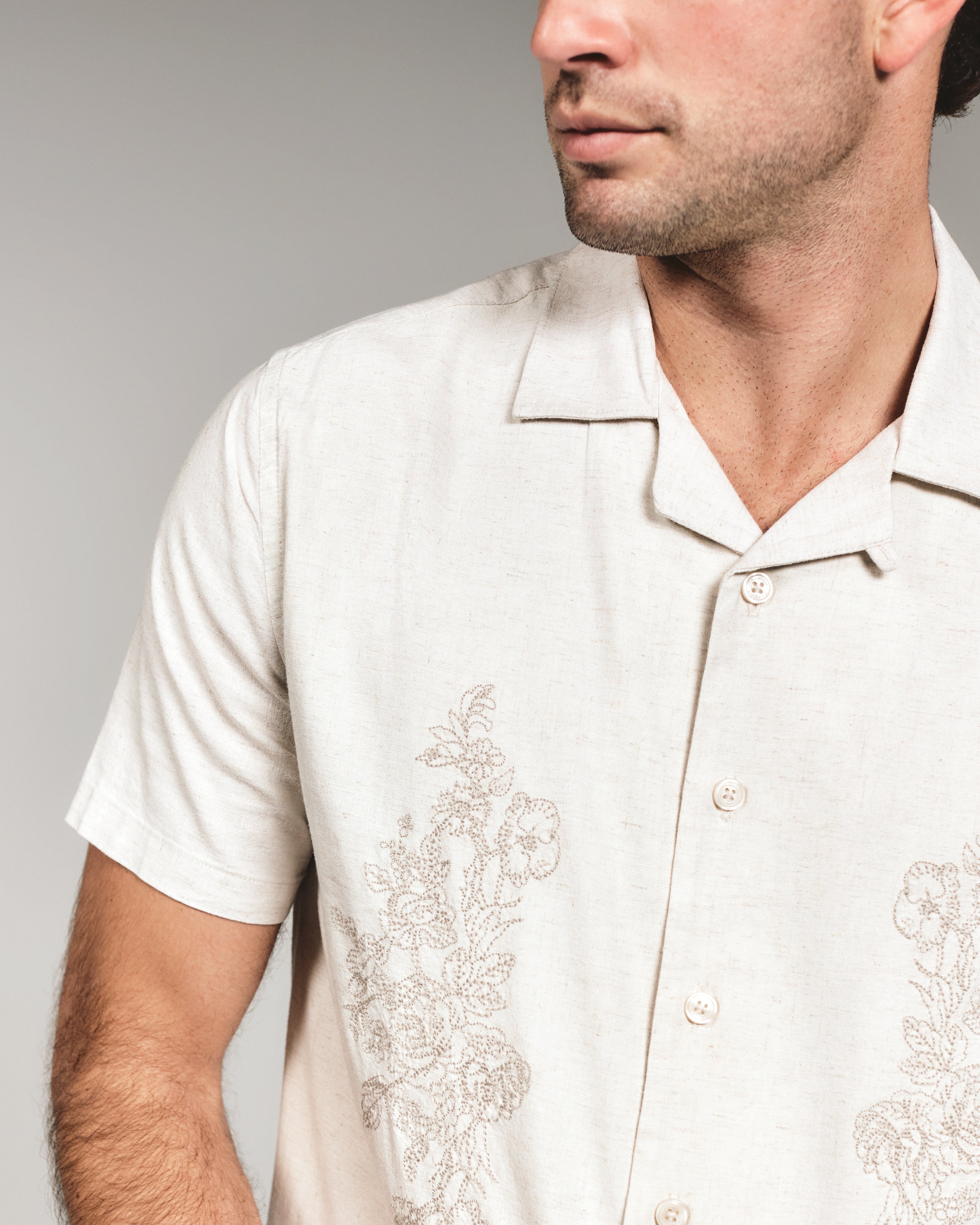 Pollock Camp Shirt Beige