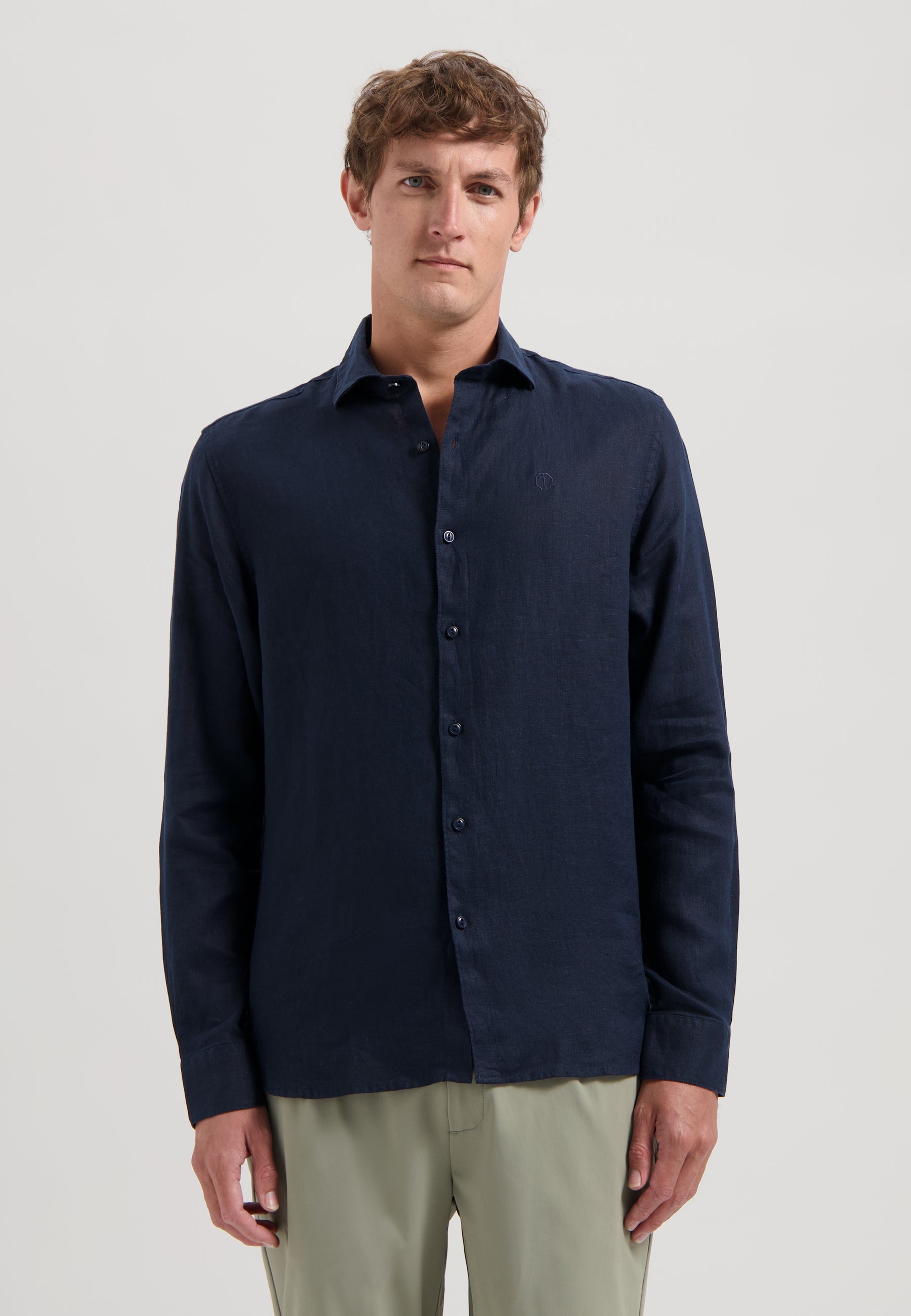 Jagger Linen Shirt Dark Navy