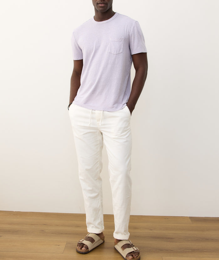 Saturday Stretch Beach Pant White