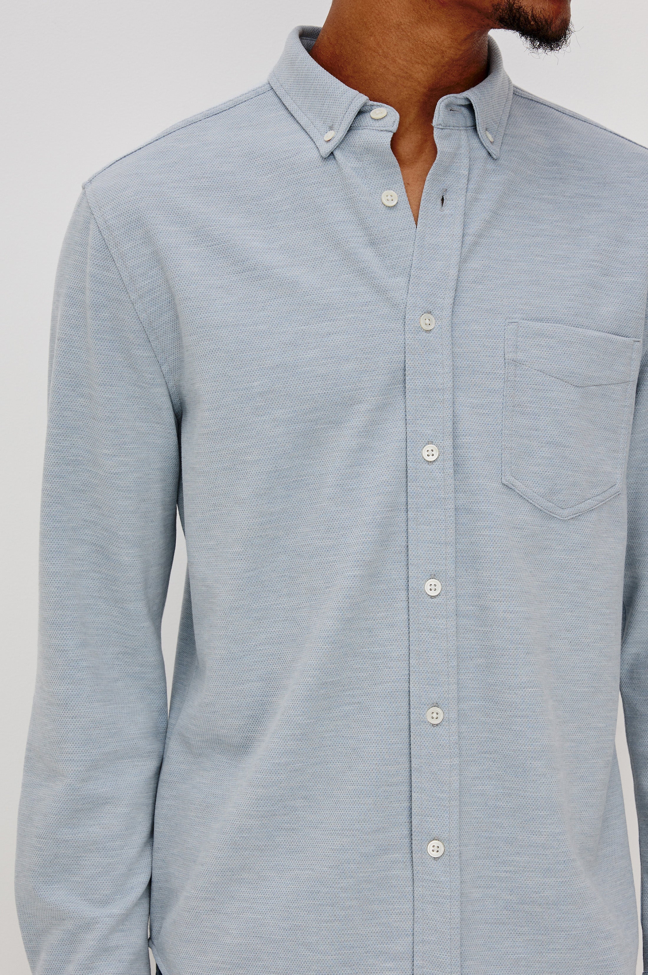 Vincent Shirt Blue Oxford